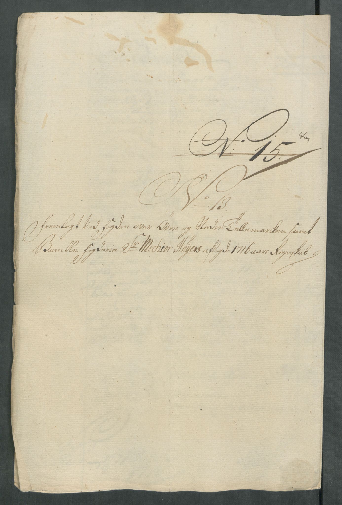 Rentekammeret inntil 1814, Reviderte regnskaper, Fogderegnskap, AV/RA-EA-4092/R36/L2128: Fogderegnskap Øvre og Nedre Telemark og Bamble, 1716, p. 170