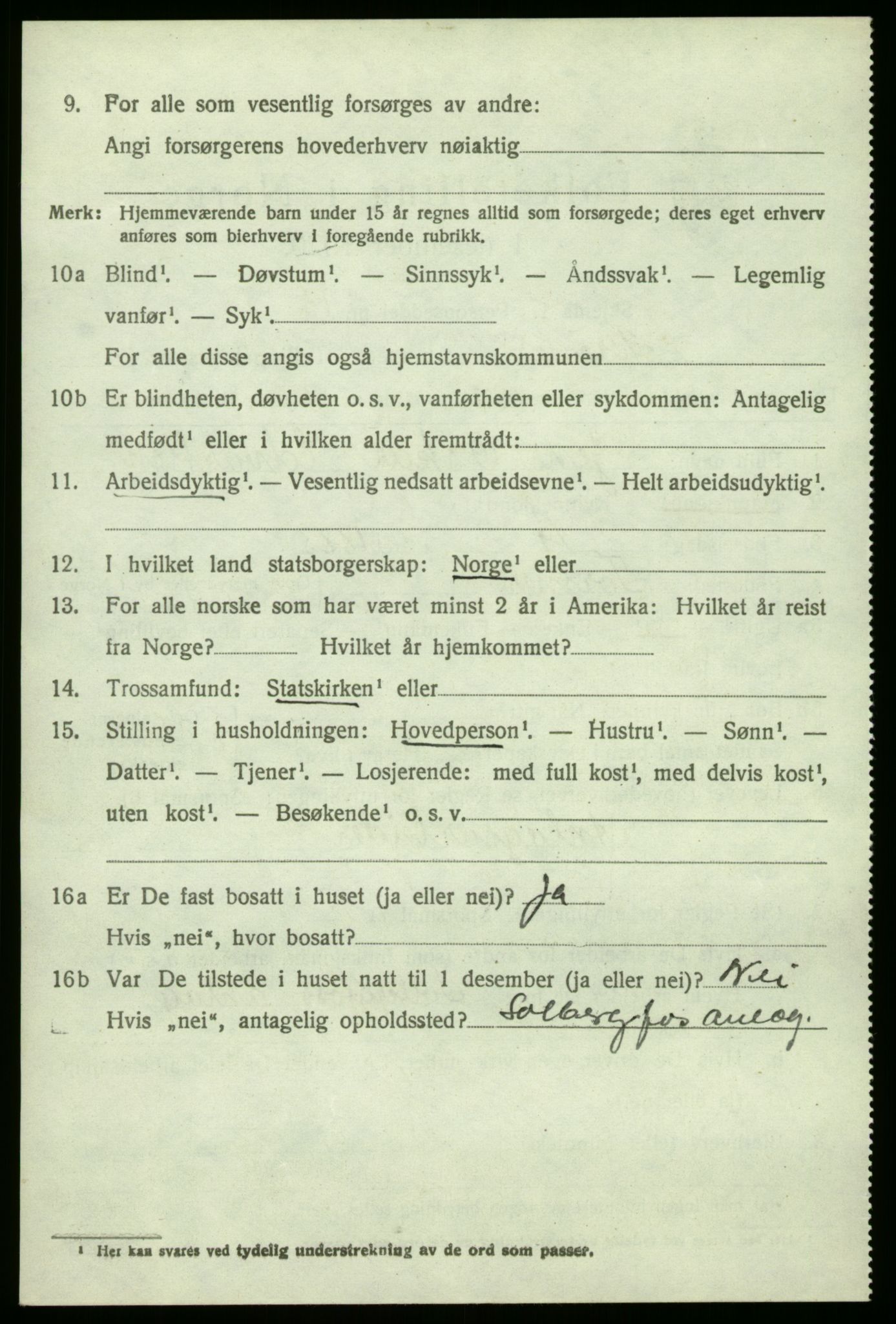 SAO, 1920 census for Torsnes, 1920, p. 1792