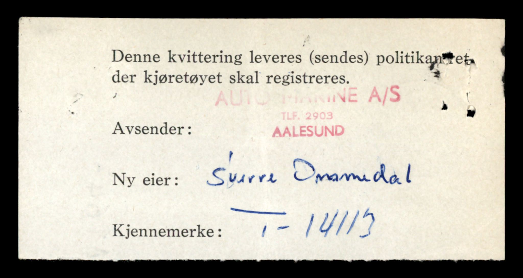 Møre og Romsdal vegkontor - Ålesund trafikkstasjon, AV/SAT-A-4099/F/Fe/L0043: Registreringskort for kjøretøy T 14080 - T 14204, 1927-1998, p. 928