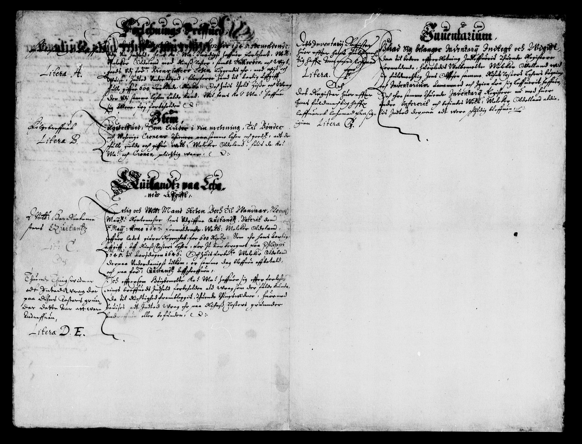 Rentekammeret inntil 1814, Reviderte regnskaper, Lensregnskaper, AV/RA-EA-5023/R/Rb/Rby/L0001: Reins kloster len; Bakke kloster len, 1564-1652