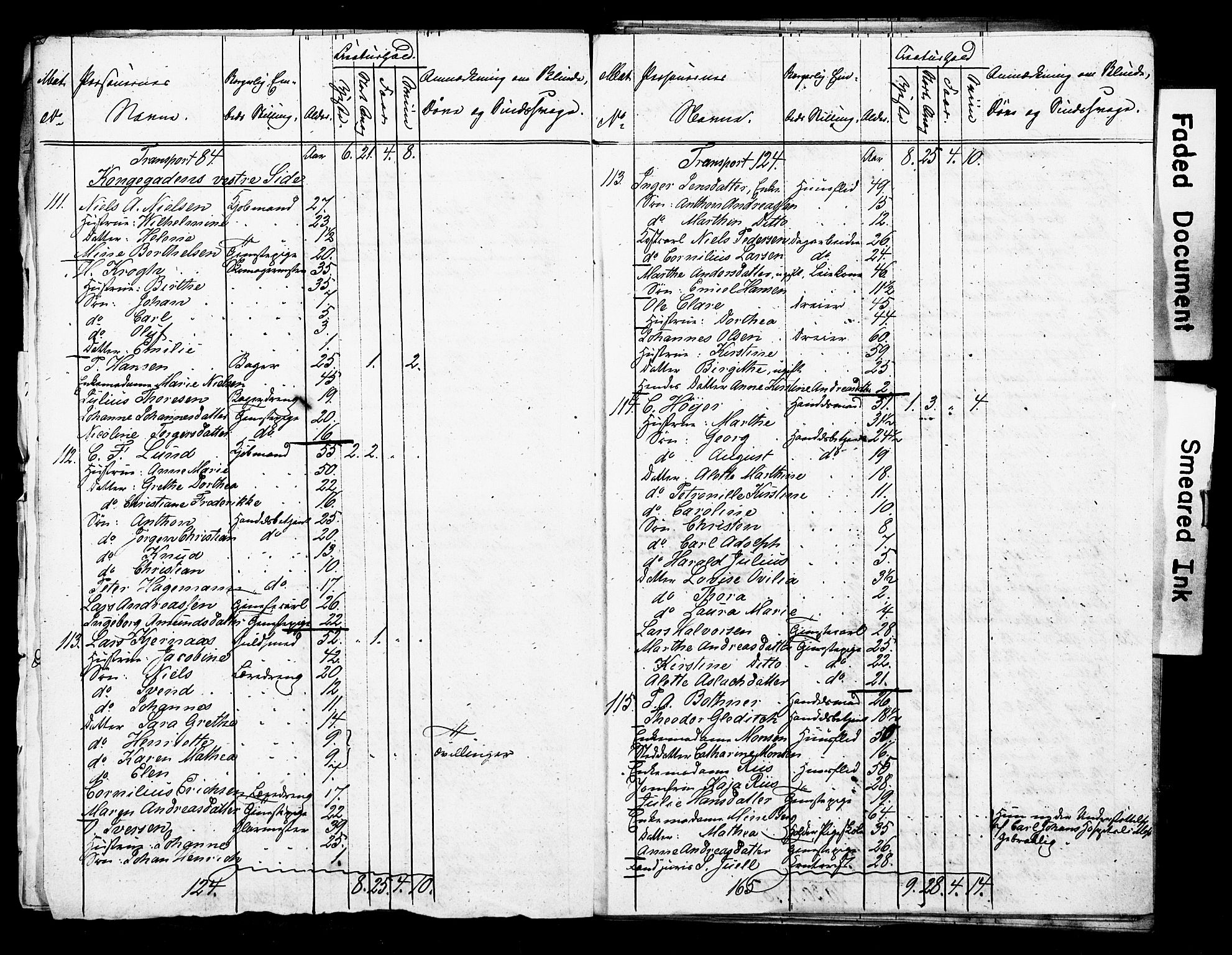 , Census 1845 for Moss/Moss, 1845, p. 17