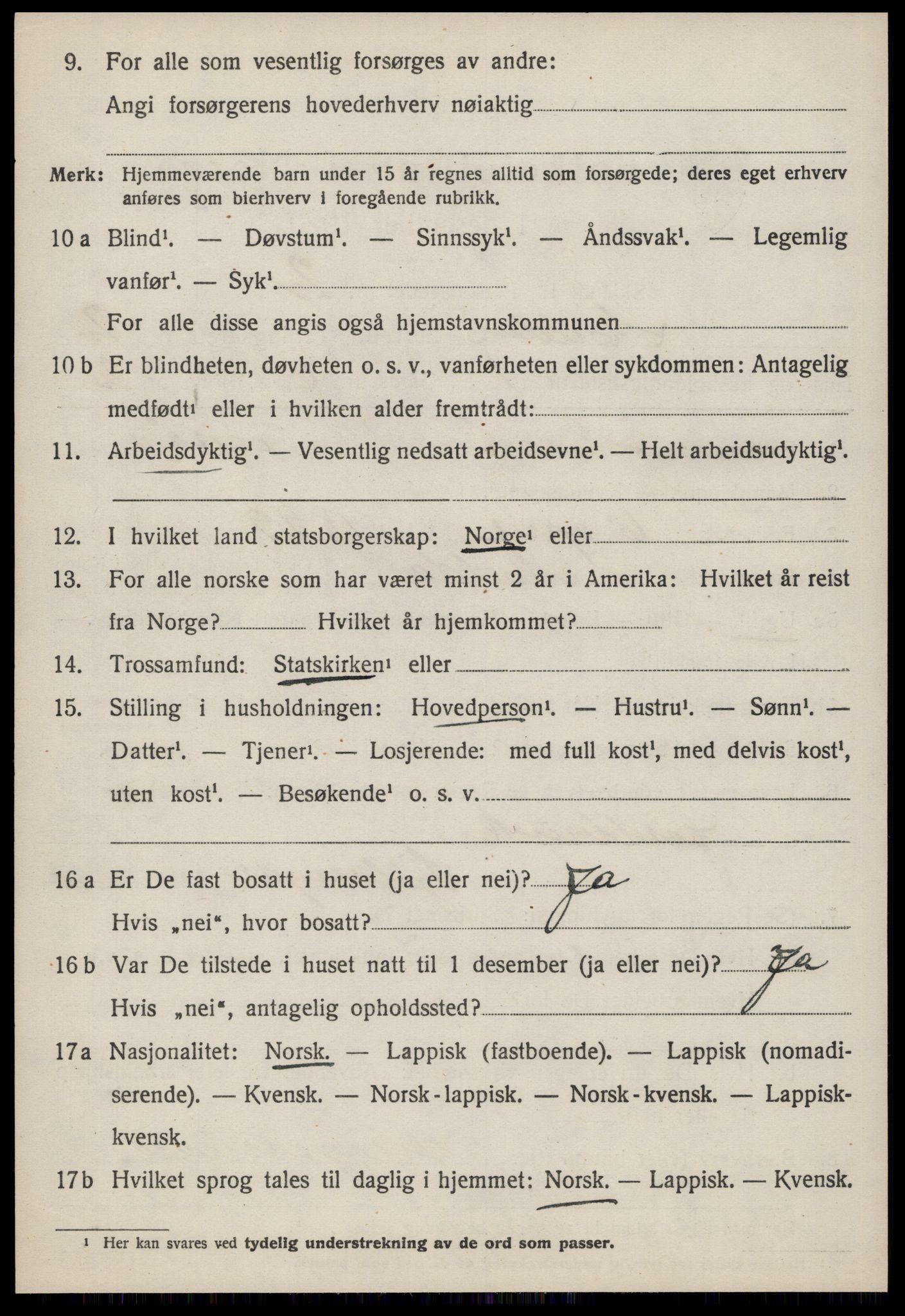 SAT, 1920 census for Meldal, 1920, p. 2024