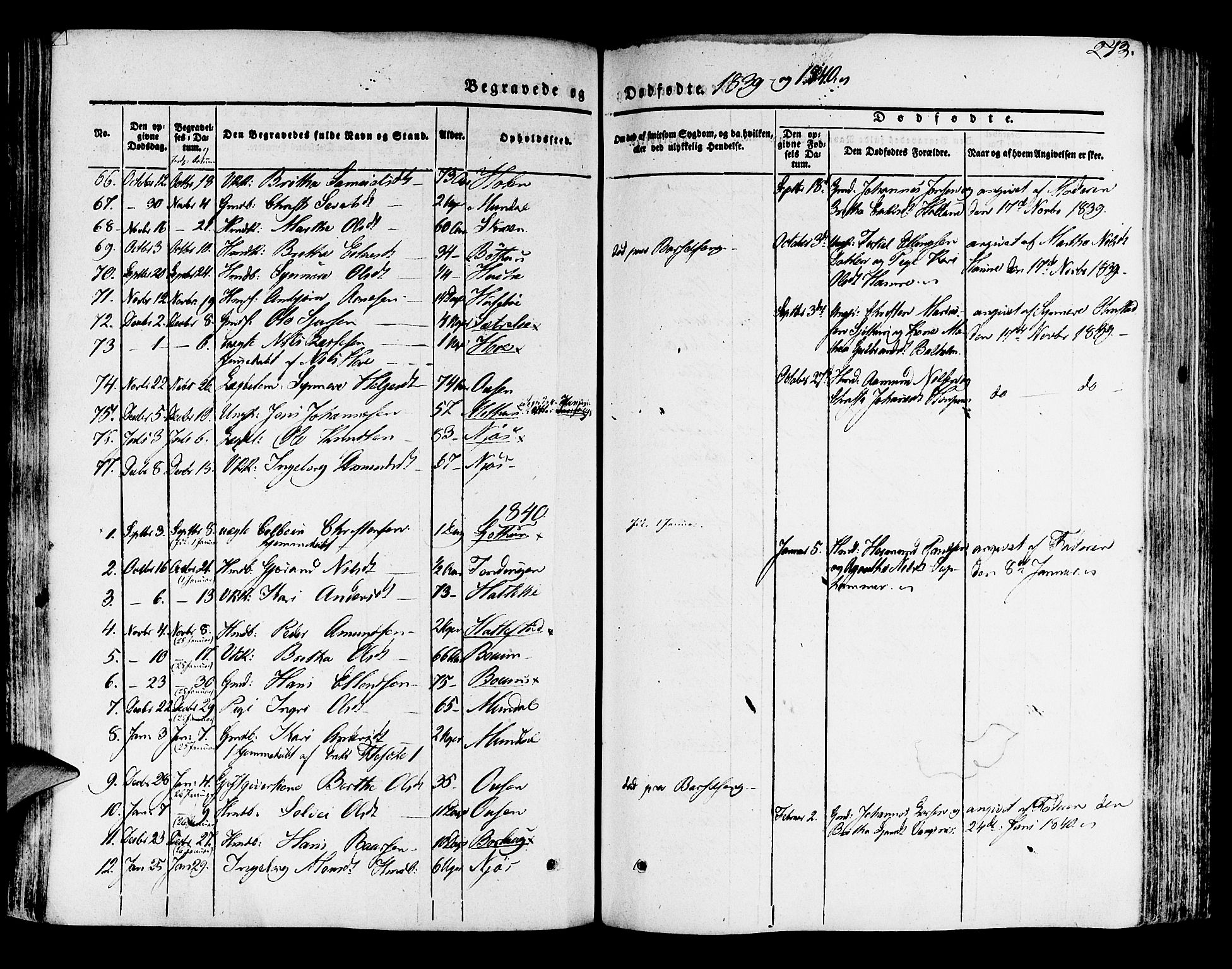 Leikanger sokneprestembete, SAB/A-81001: Parish register (official) no. A 7, 1838-1851, p. 273