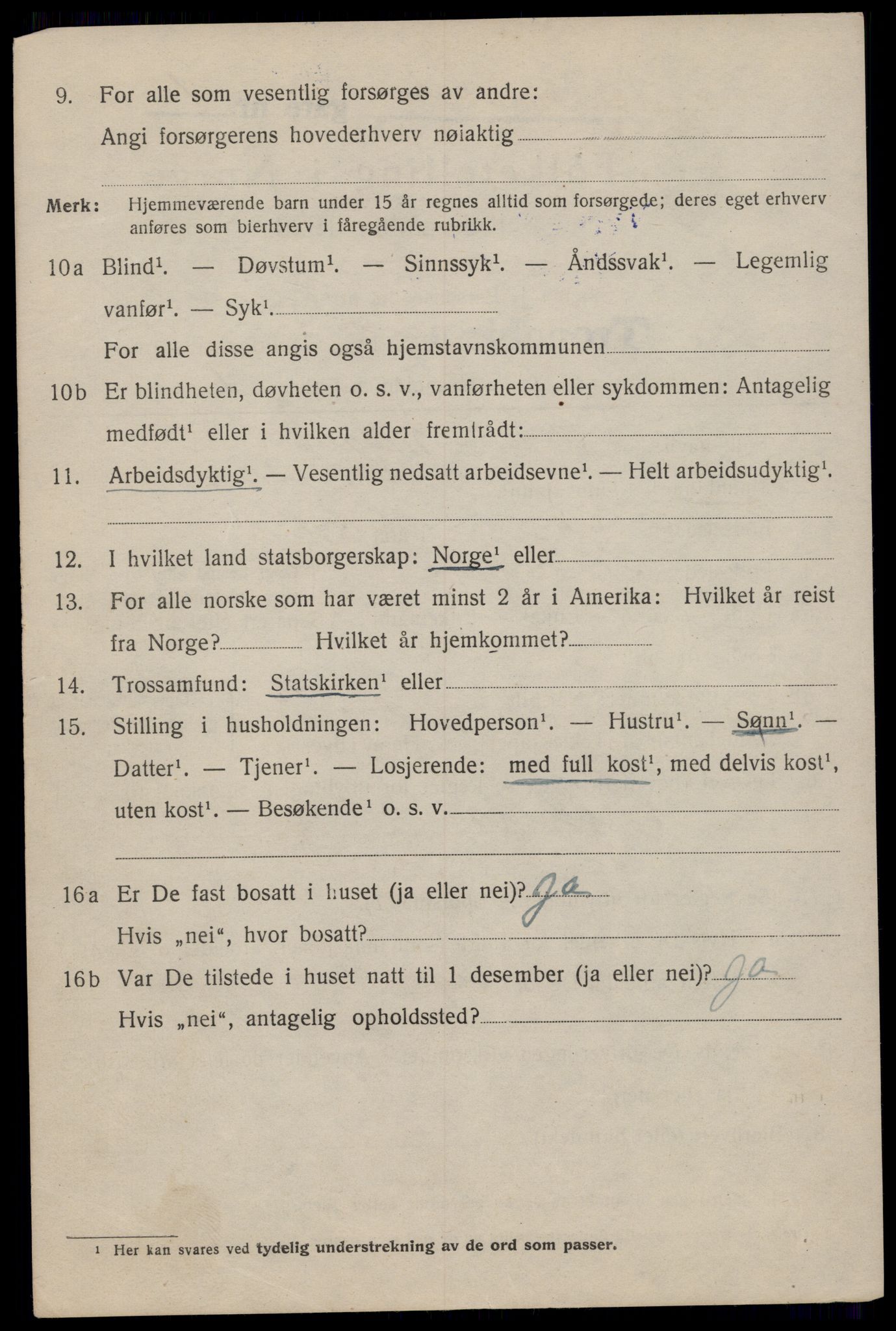 SAT, 1920 census for Trondheim, 1920, p. 35569