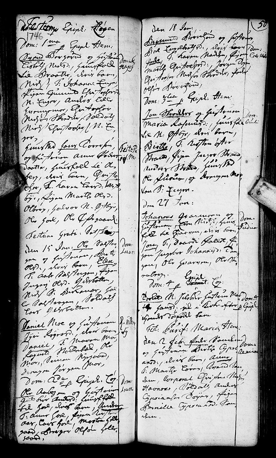 Høland prestekontor Kirkebøker, AV/SAO-A-10346a/F/Fa/L0003: Parish register (official) no. I 3, 1739-1756, p. 50