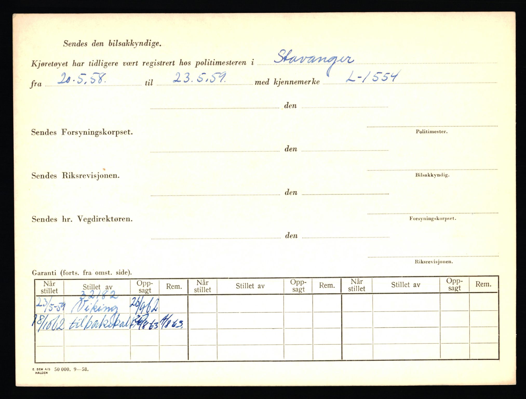 Stavanger trafikkstasjon, AV/SAST-A-101942/0/F/L0065: L-65400 - L-67649, 1930-1971, p. 1210