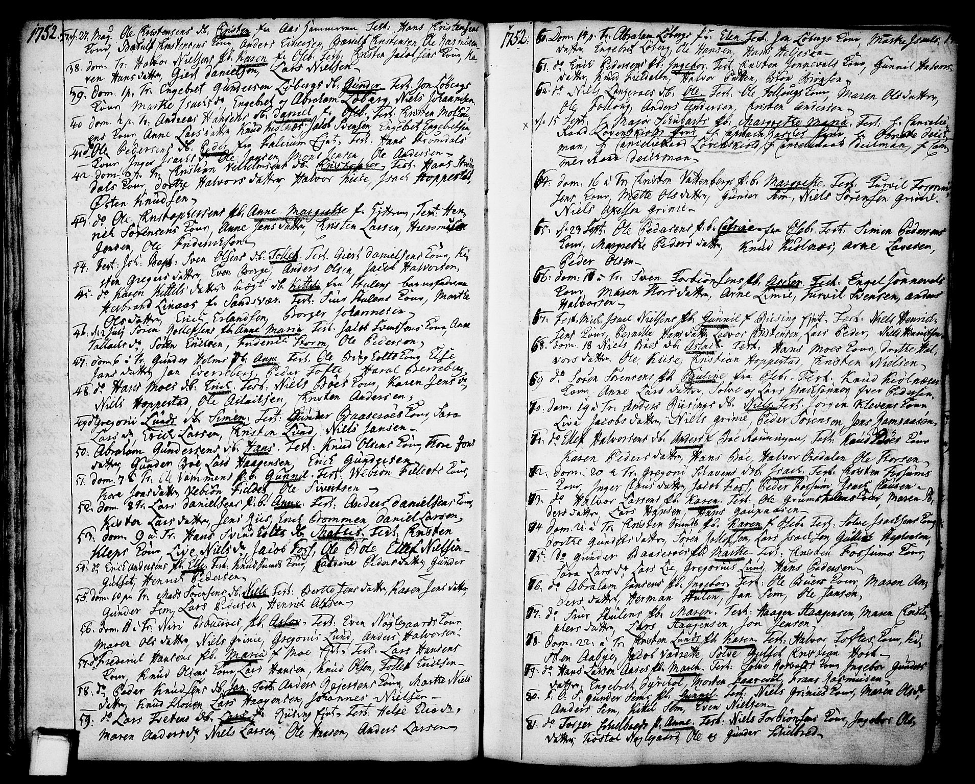 Gjerpen kirkebøker, SAKO/A-265/F/Fa/L0002: Parish register (official) no. I 2, 1747-1795, p. 15