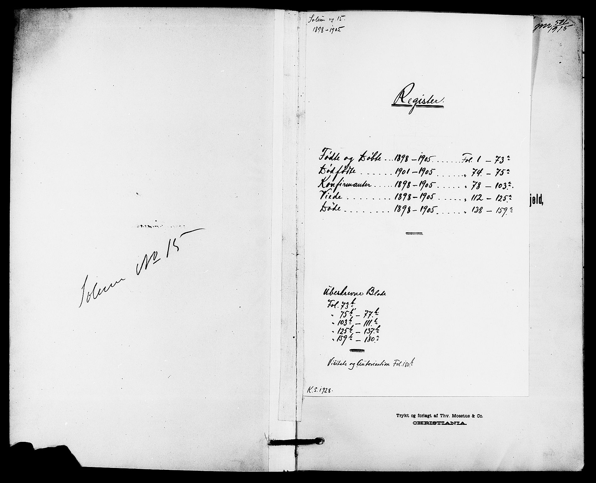 Solum kirkebøker, SAKO/A-306/G/Gb/L0004: Parish register (copy) no. II 4, 1898-1905