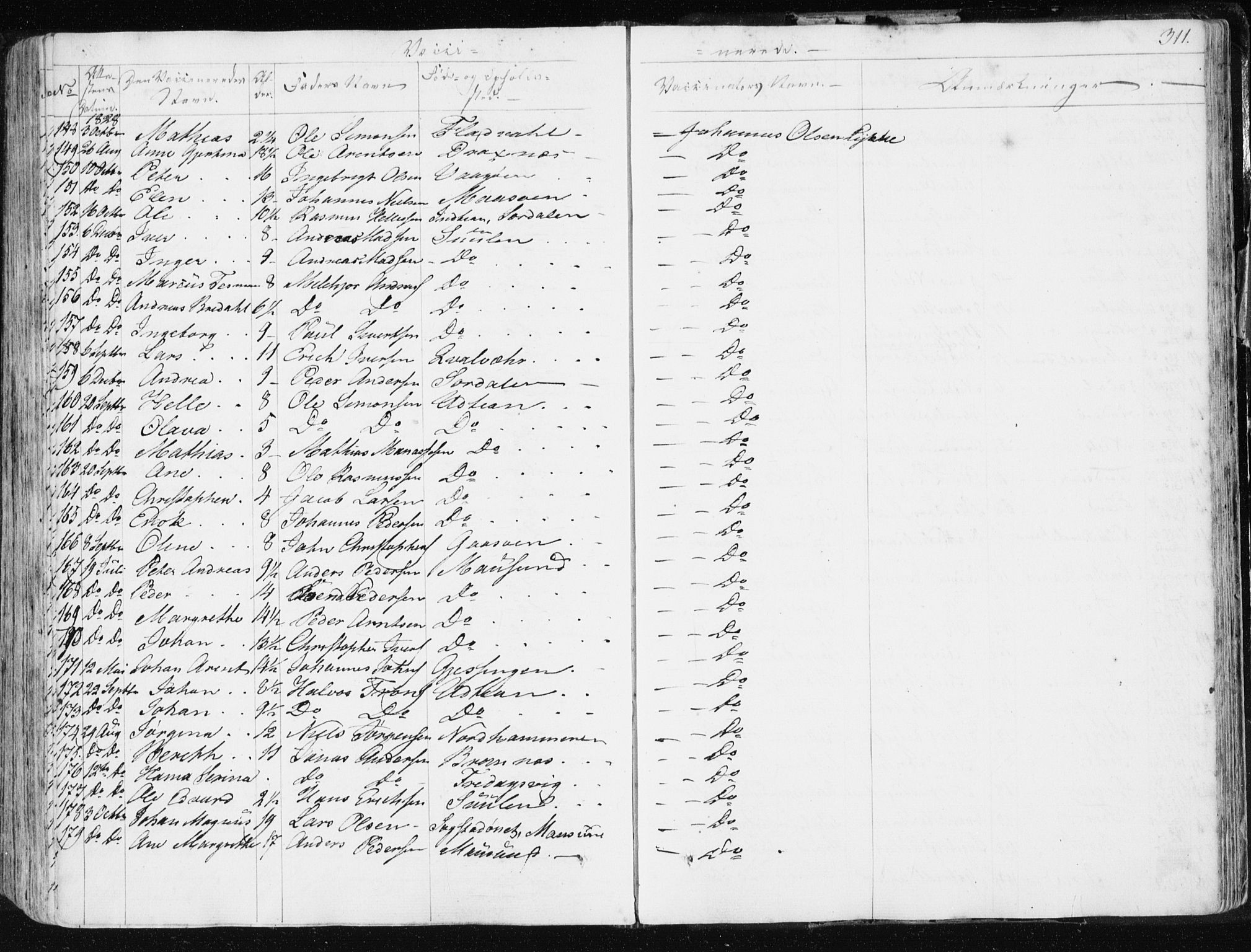 Ministerialprotokoller, klokkerbøker og fødselsregistre - Sør-Trøndelag, AV/SAT-A-1456/634/L0528: Parish register (official) no. 634A04, 1827-1842, p. 311