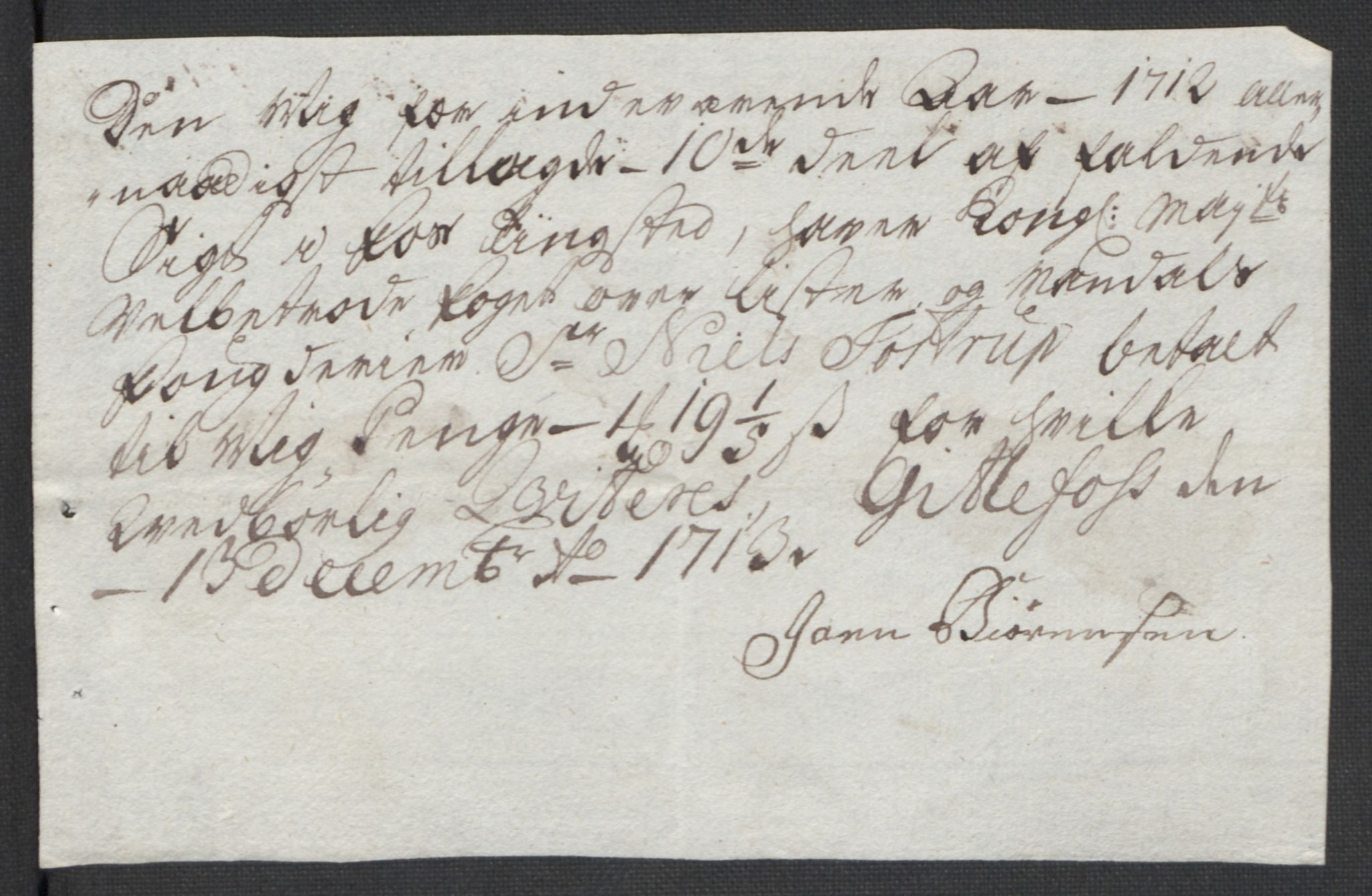 Rentekammeret inntil 1814, Reviderte regnskaper, Fogderegnskap, AV/RA-EA-4092/R43/L2555: Fogderegnskap Lista og Mandal, 1712, p. 236