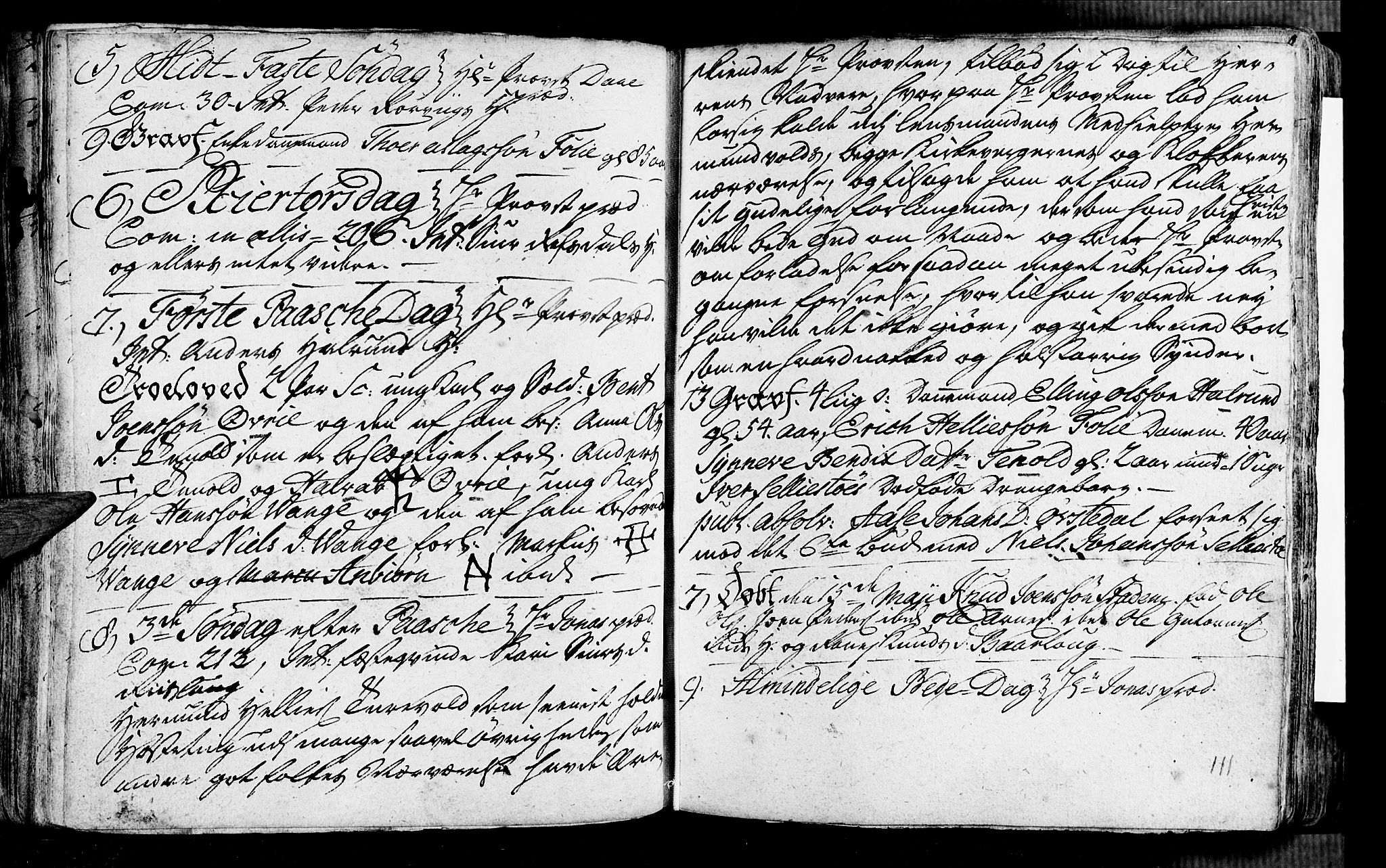 Vik sokneprestembete, AV/SAB-A-81501/H/Haa/Haaa/L0002: Parish register (official) no. A 2 / 1, 1740-1757, p. 111