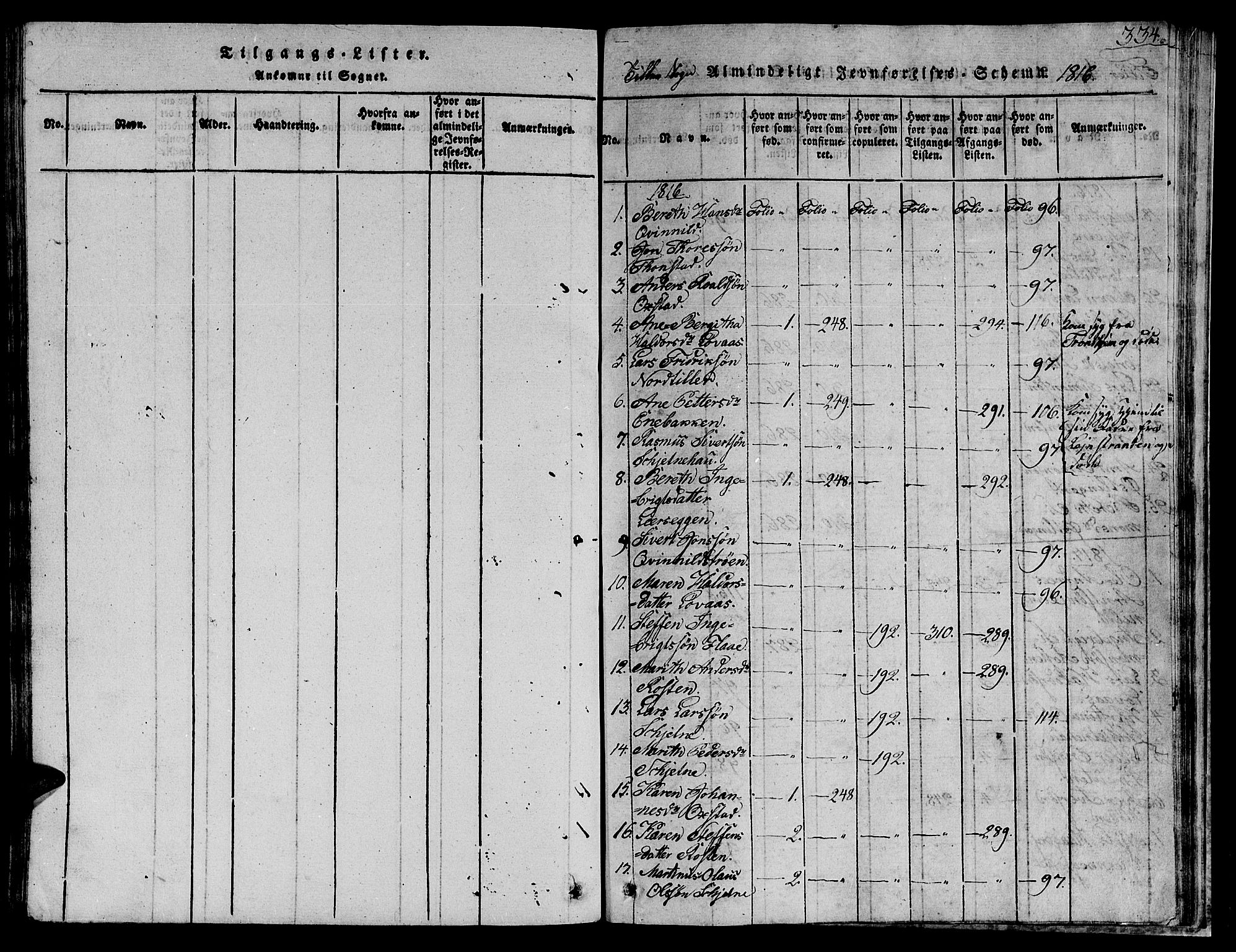 Ministerialprotokoller, klokkerbøker og fødselsregistre - Sør-Trøndelag, SAT/A-1456/621/L0458: Parish register (copy) no. 621C01, 1816-1865, p. 334