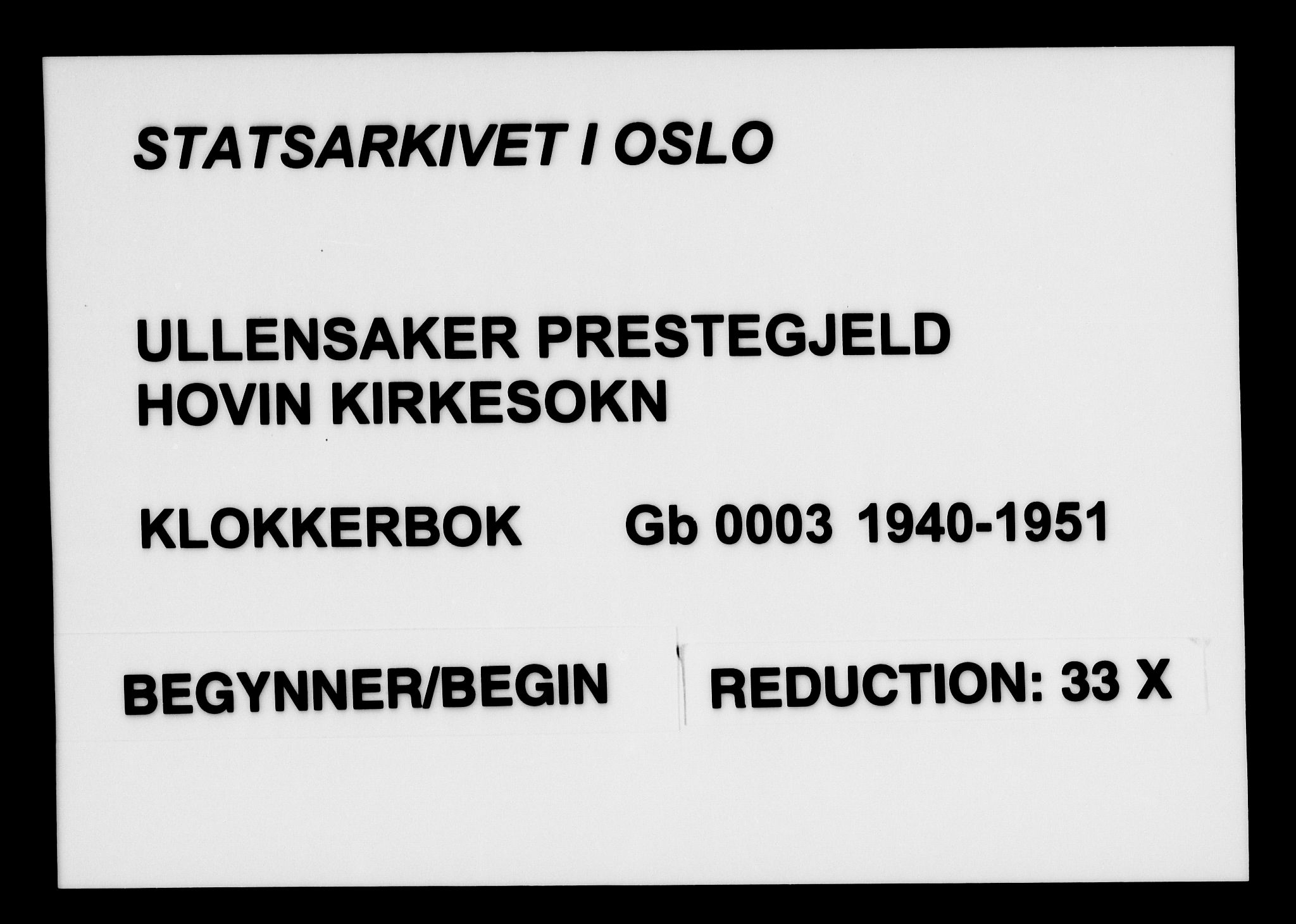 Ullensaker prestekontor Kirkebøker, SAO/A-10236a/G/Gb/L0003: Parish register (copy) no. II 3, 1940-1951