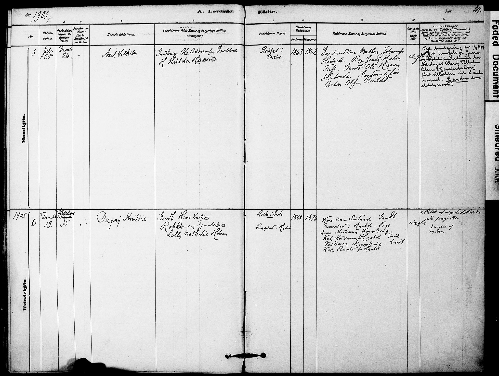 Vestby prestekontor Kirkebøker, AV/SAO-A-10893/F/Fa/L0011: Parish register (official) no. I 11, 1878-1913, p. 29