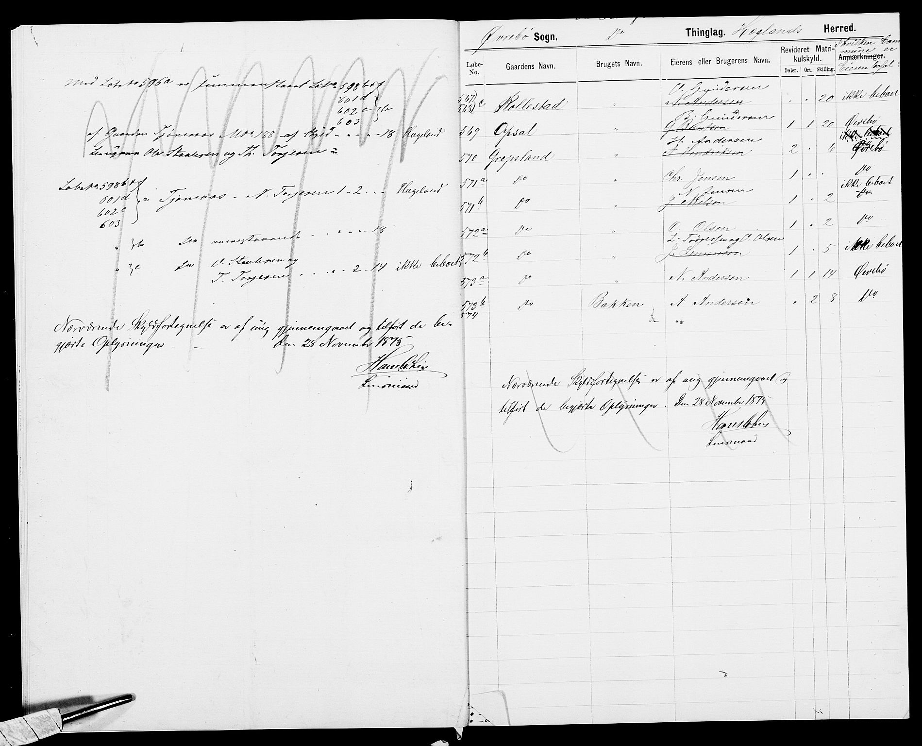 SAK, 1875 census for 1016P Øvrebø, 1875, p. 11