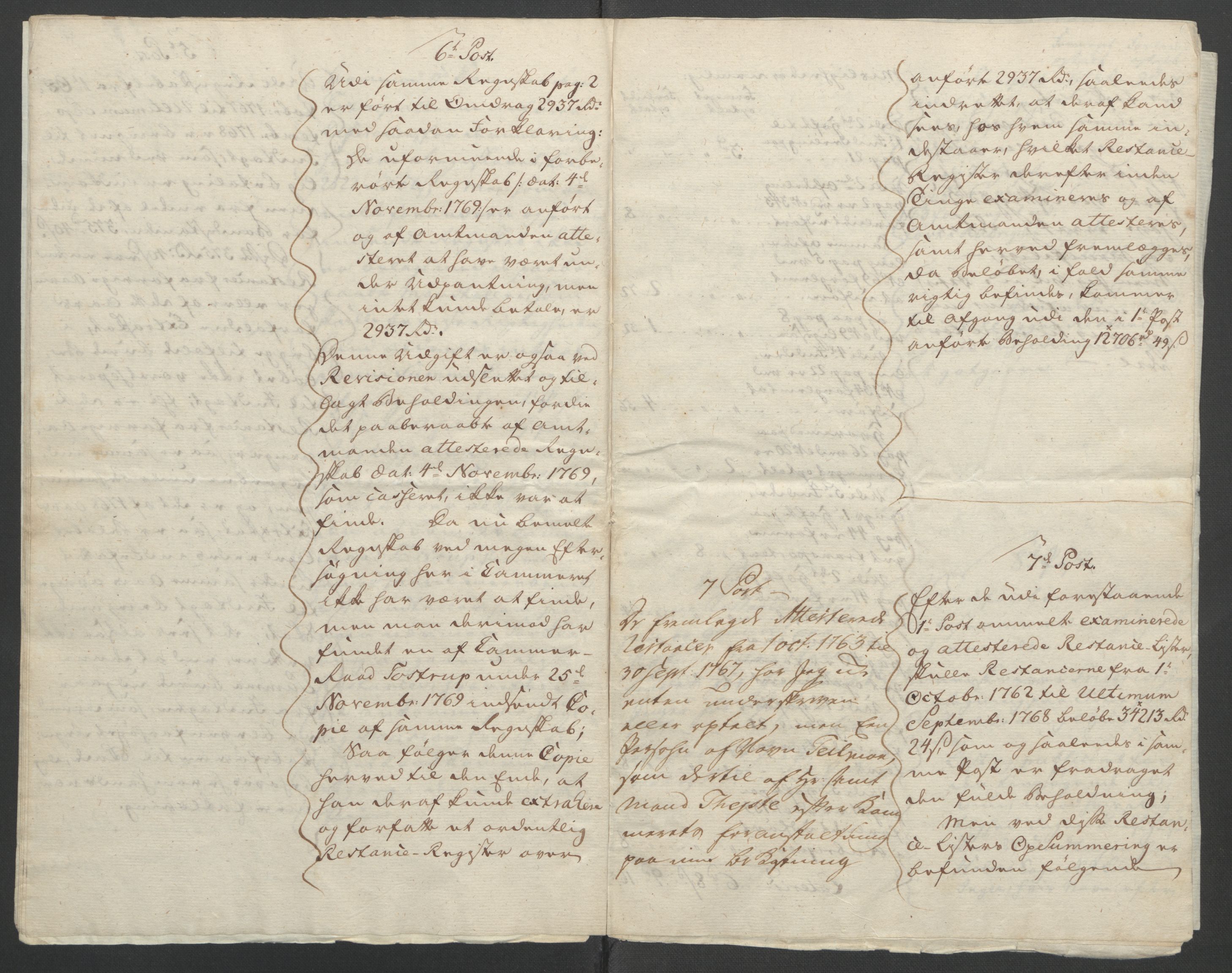 Rentekammeret inntil 1814, Reviderte regnskaper, Fogderegnskap, AV/RA-EA-4092/R45/L2704: Ekstraskatten Lista og Mandal, 1762-1768, p. 402