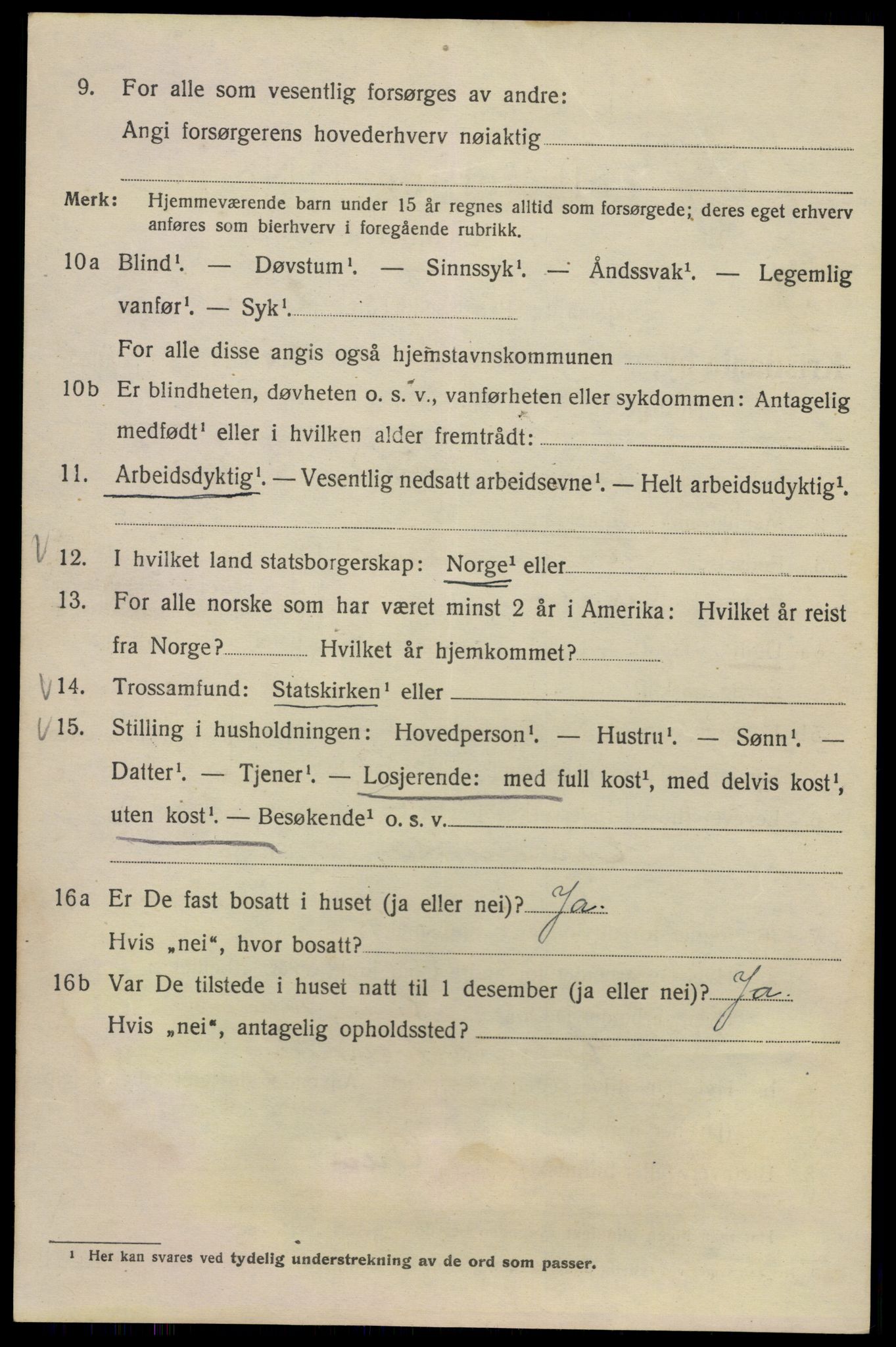 SAO, 1920 census for Kristiania, 1920, p. 585042