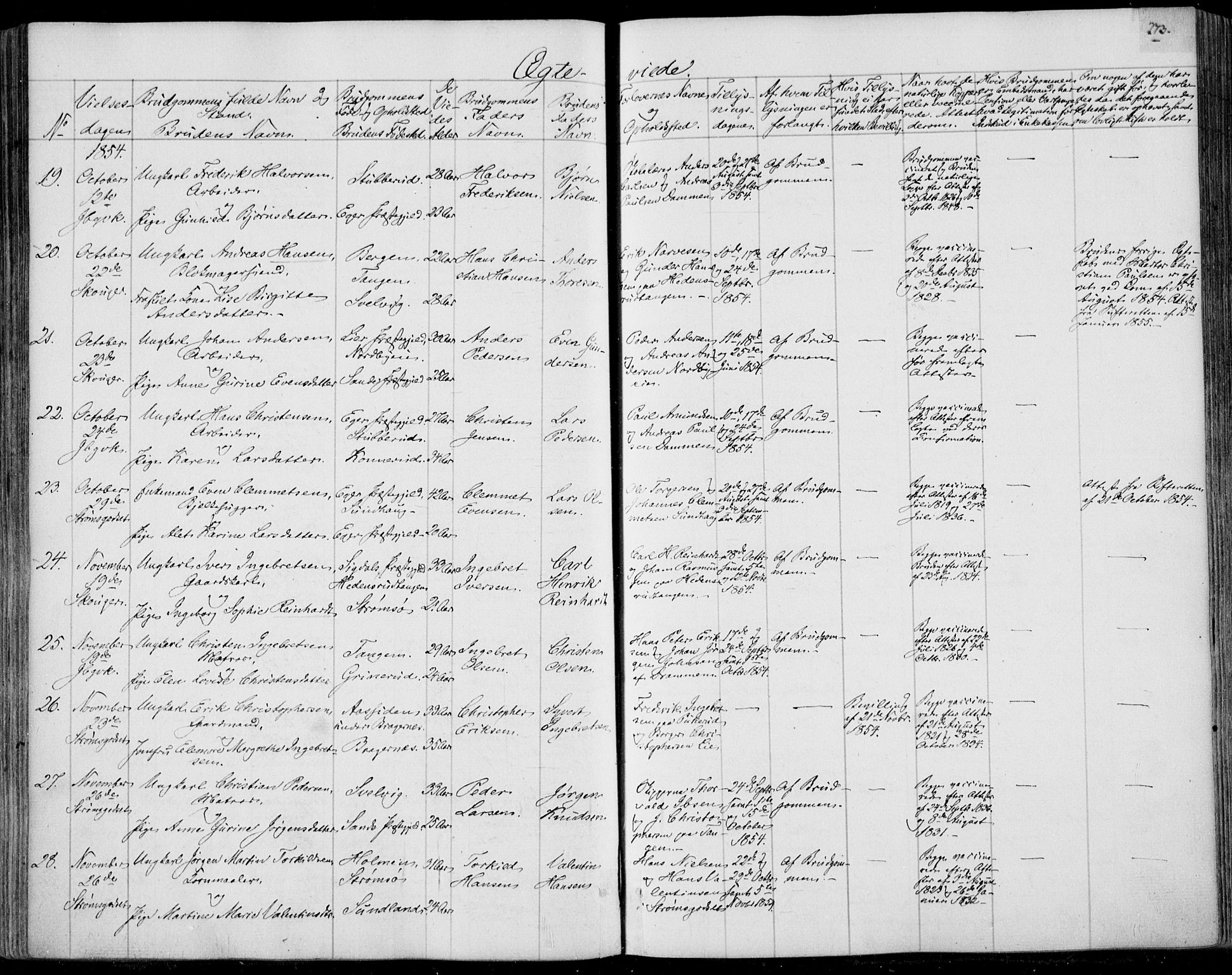 Skoger kirkebøker, SAKO/A-59/F/Fa/L0003: Parish register (official) no. I 3, 1842-1861, p. 273