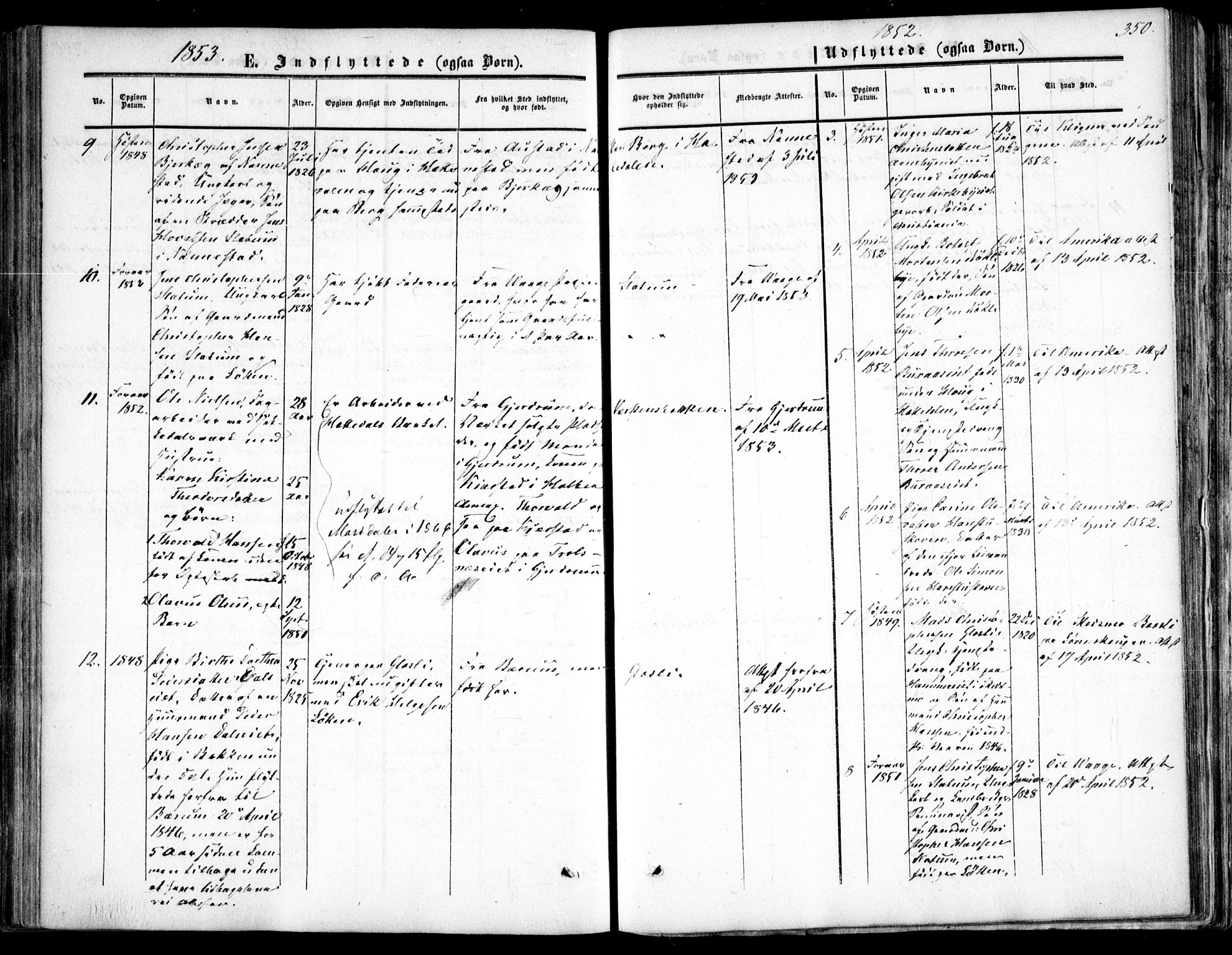 Nittedal prestekontor Kirkebøker, SAO/A-10365a/F/Fa/L0005: Parish register (official) no. I 5, 1850-1862, p. 350