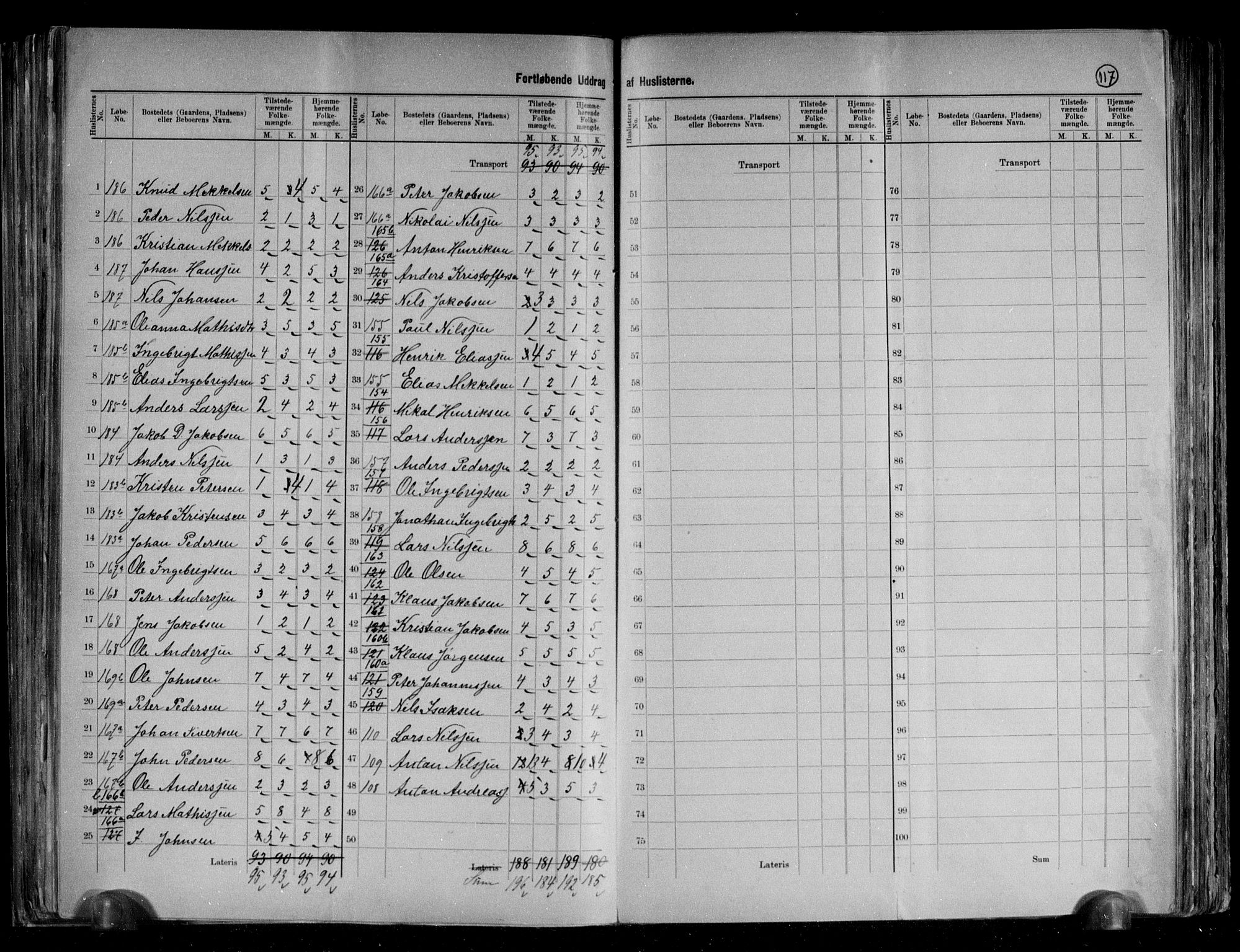 RA, 1891 census for 1824 Vefsn, 1891, p. 22