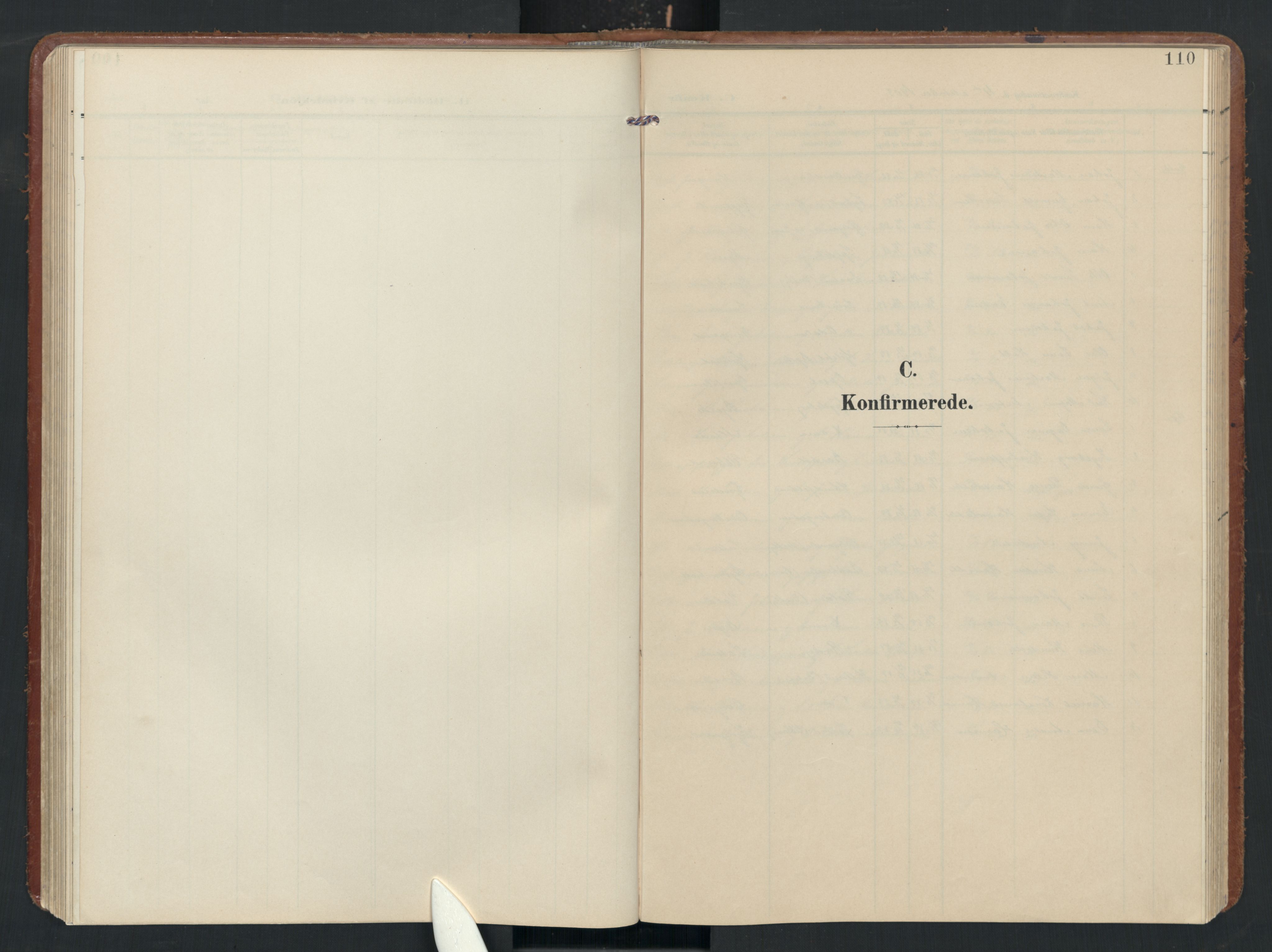 Enebakk prestekontor Kirkebøker, SAO/A-10171c/G/Gb/L0003: Parish register (copy) no. II 3, 1903-1970, p. 110
