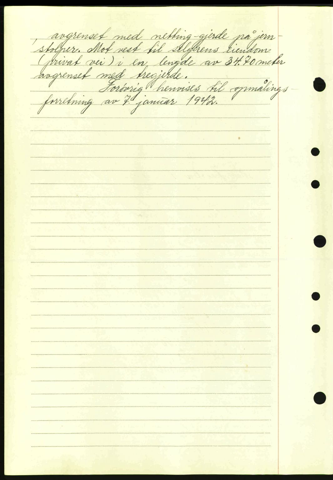 Tønsberg sorenskriveri, AV/SAKO-A-130/G/Ga/Gaa/L0011: Mortgage book no. A11, 1941-1942, Diary no: : 216/1942