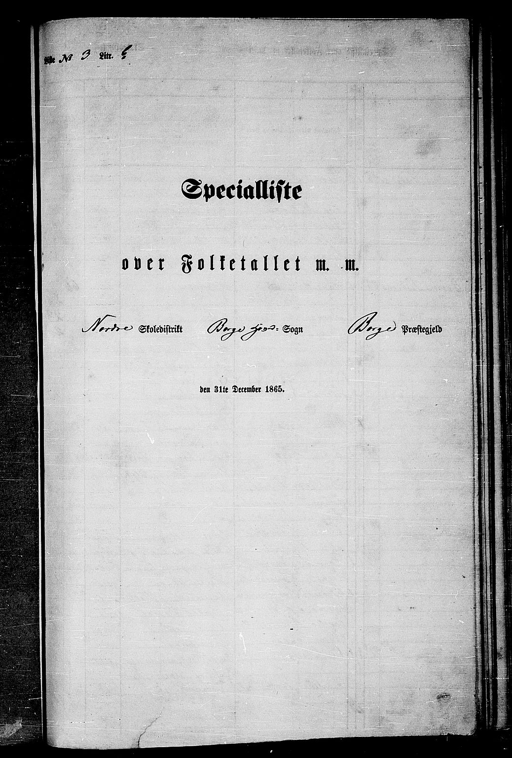 RA, 1865 census for Borge, 1865, p. 52