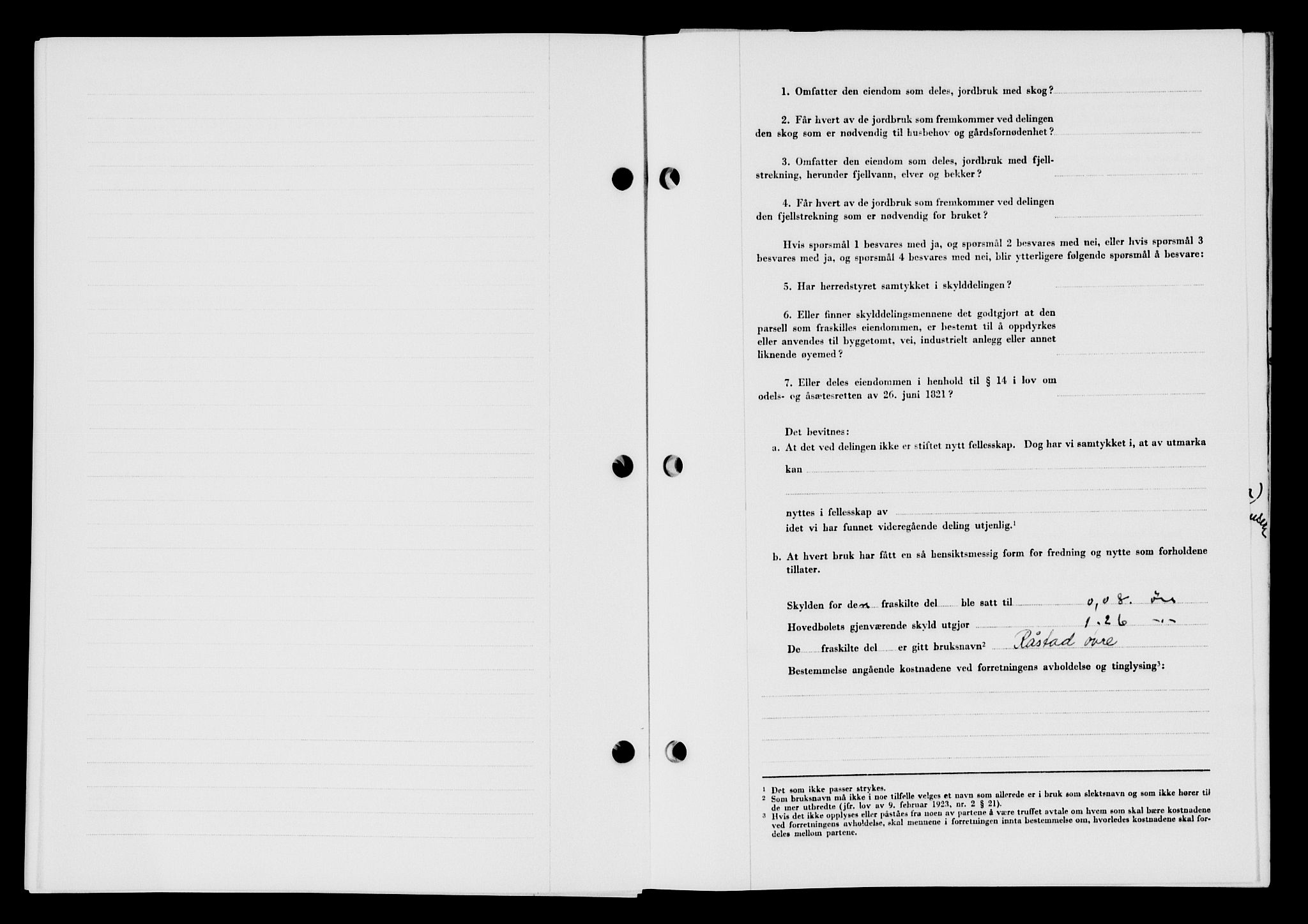 Lyngdal sorenskriveri, AV/SAK-1221-0004/G/Gb/L0663: Mortgage book no. A IX, 1948-1949, Diary no: : 577/1949