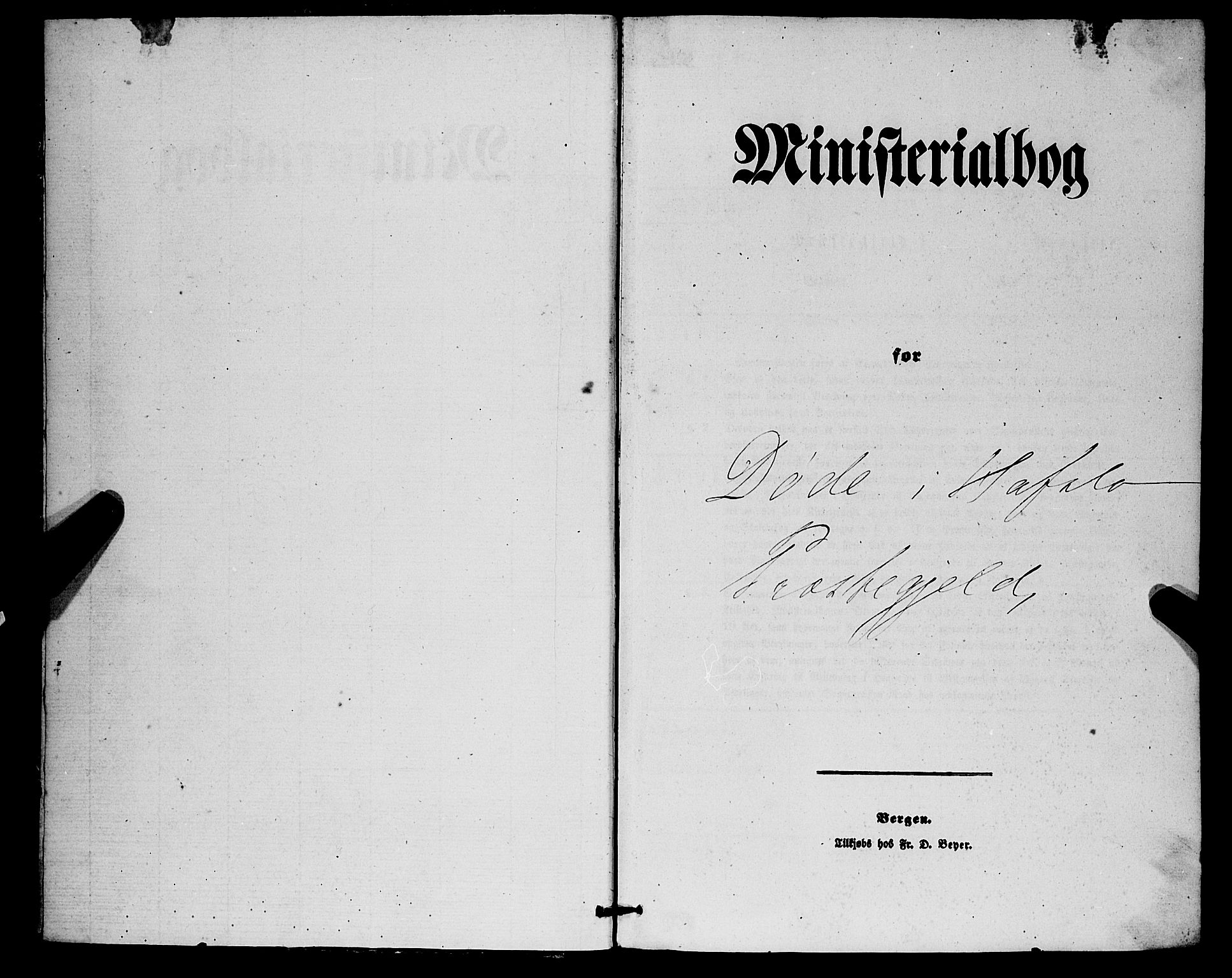 Hafslo sokneprestembete, SAB/A-80301/H/Haa/Haaa/L0010: Parish register (official) no. A 10, 1853-1876
