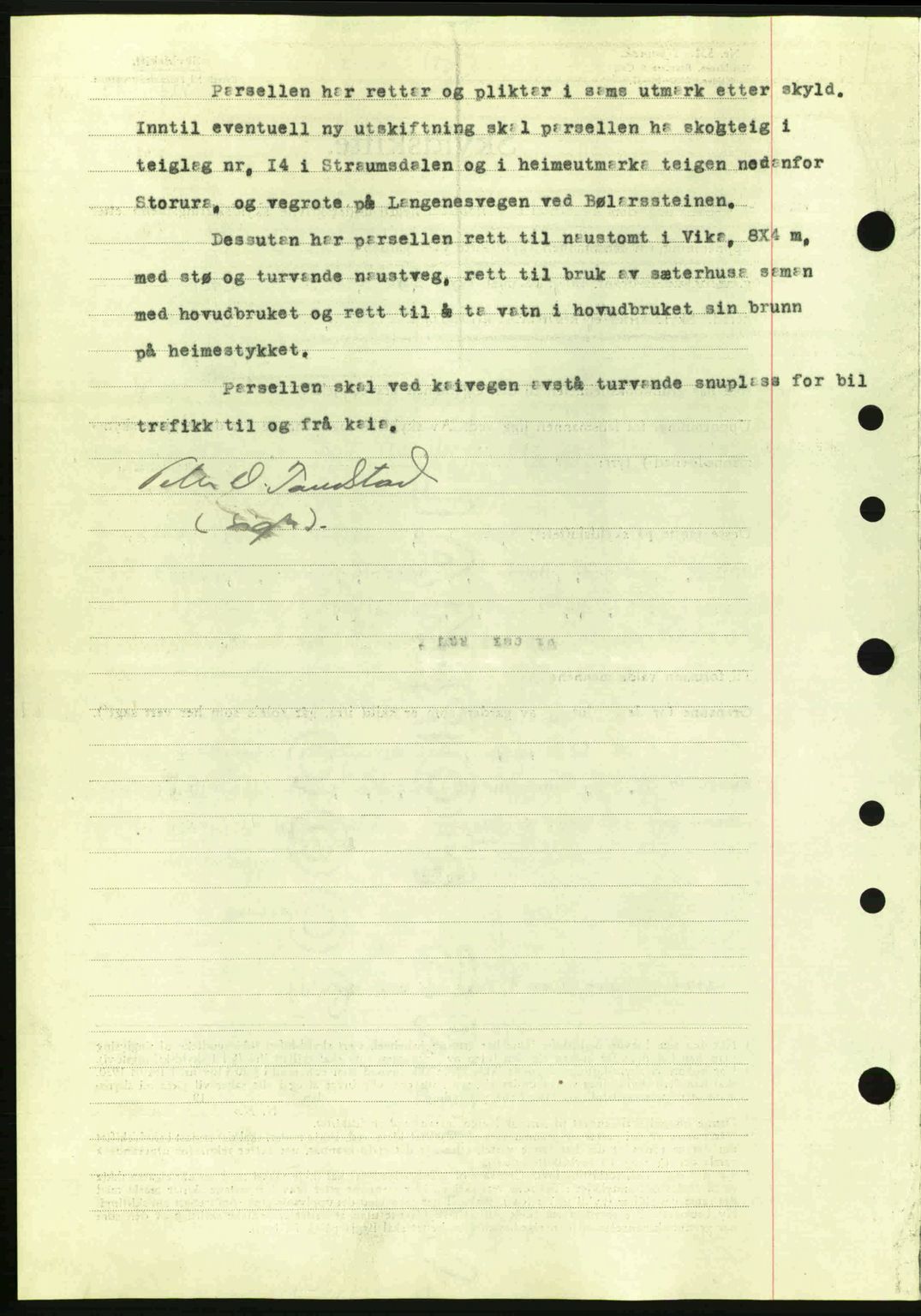 Nordre Sunnmøre sorenskriveri, AV/SAT-A-0006/1/2/2C/2Ca: Mortgage book no. A13, 1942-1942, Diary no: : 714/1942