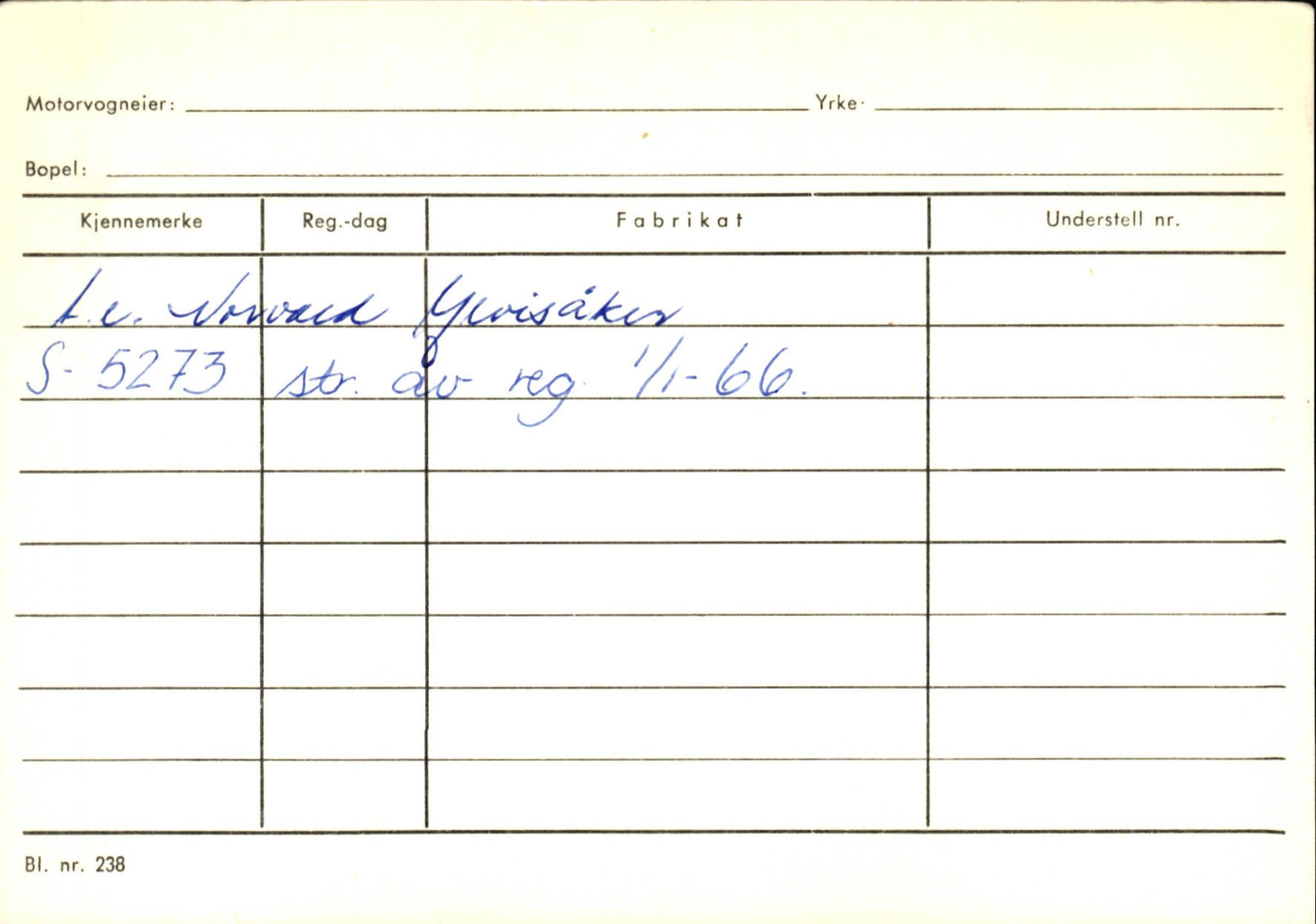 Statens vegvesen, Sogn og Fjordane vegkontor, SAB/A-5301/4/F/L0124: Eigarregister Sogndal A-U, 1945-1975, p. 220