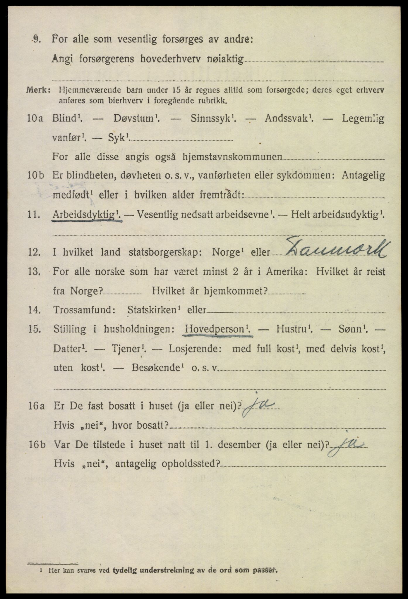 SAKO, 1920 census for Gjerpen, 1920, p. 4081