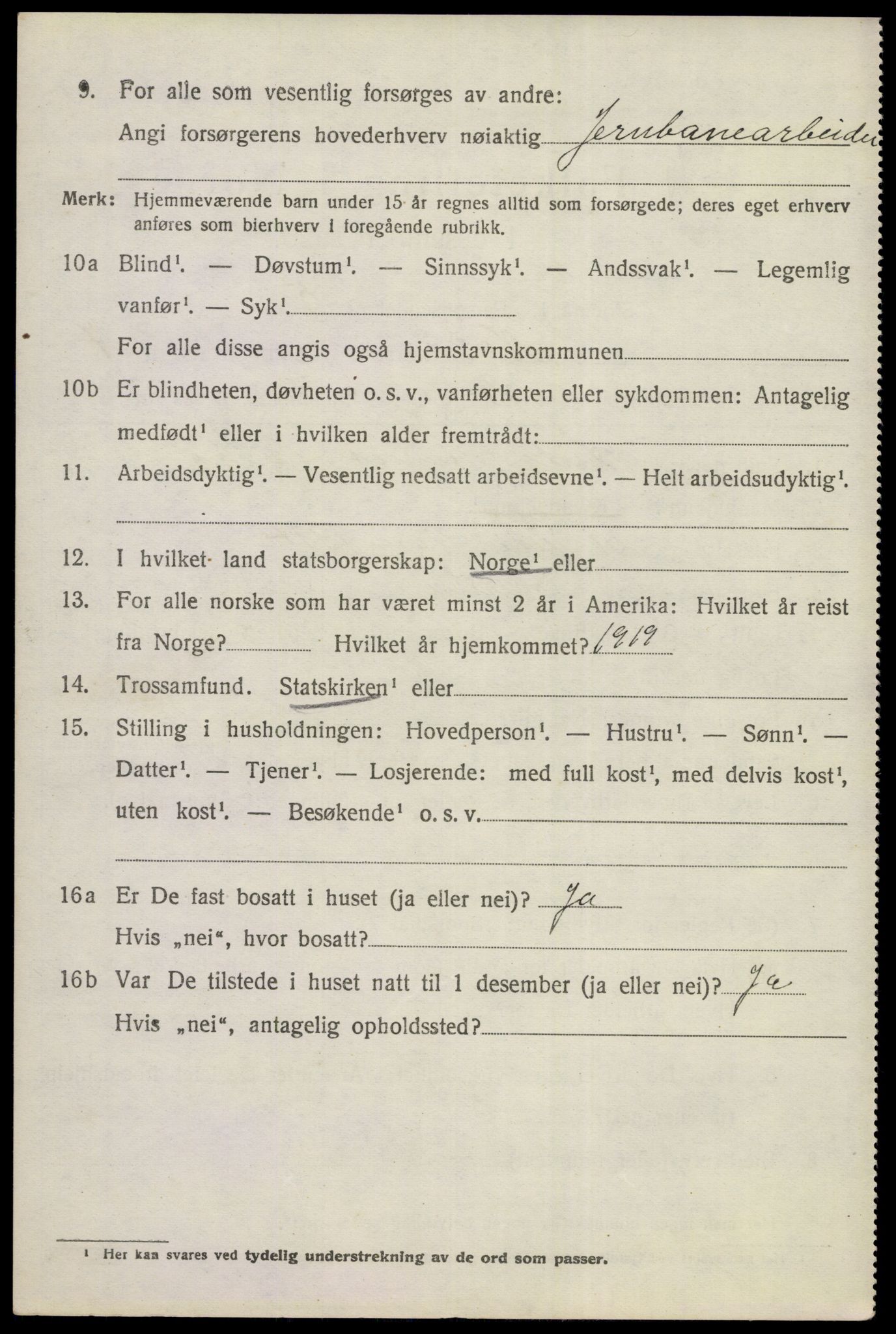 SAKO, 1920 census for Nes (Buskerud), 1920, p. 5001