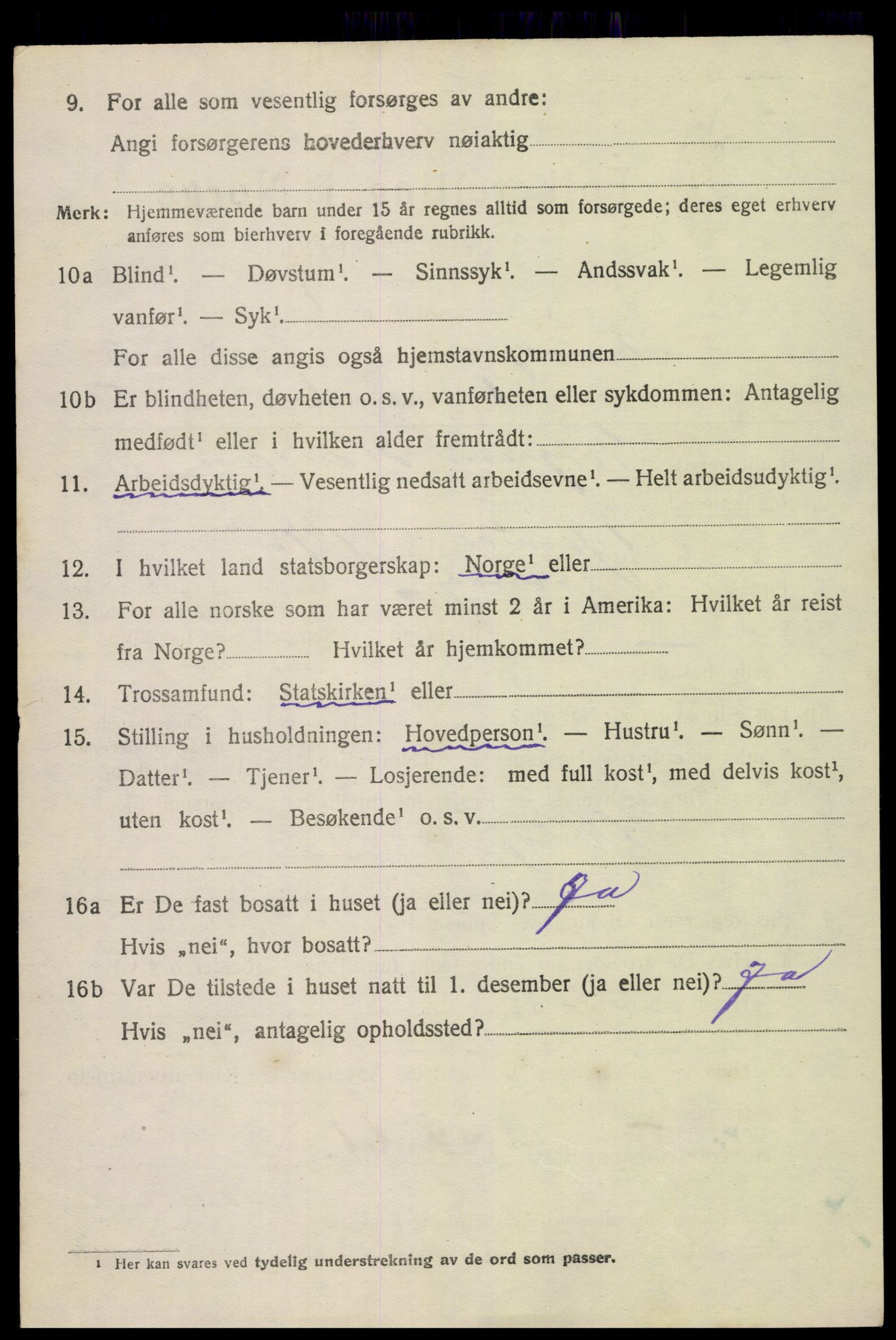 SAK, 1920 census for Tromøy, 1920, p. 1902