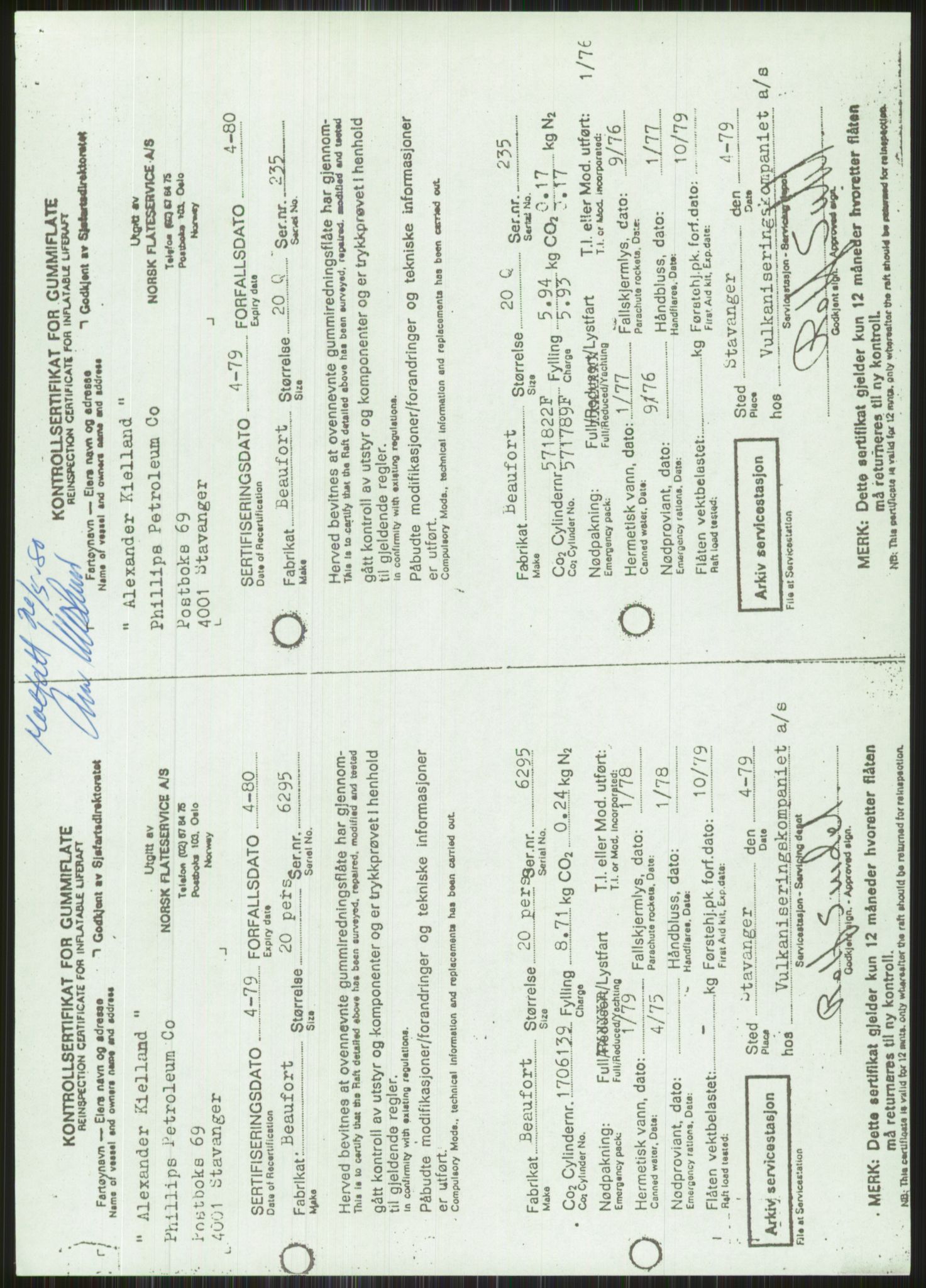 Justisdepartementet, Granskningskommisjonen ved Alexander Kielland-ulykken 27.3.1980, AV/RA-S-1165/D/L0015: L Health and Safety Executive (Doku.liste + L1 av 1)/M Lloyds Register (Doku.liste + M1-M5 av 10)/ N Redningsutstyr (Doku.liste + N1-N43 av 43) , 1980-1981, p. 780