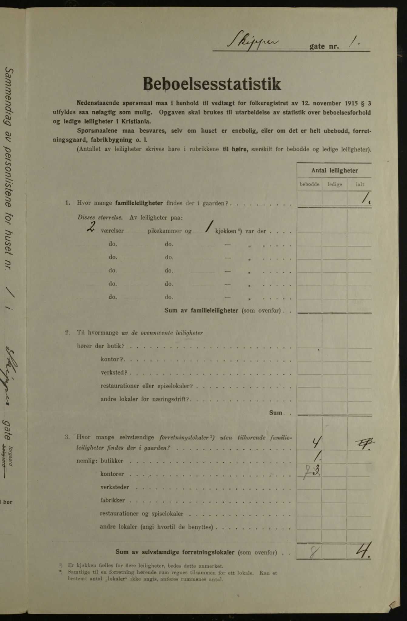 OBA, Municipal Census 1923 for Kristiania, 1923, p. 105751