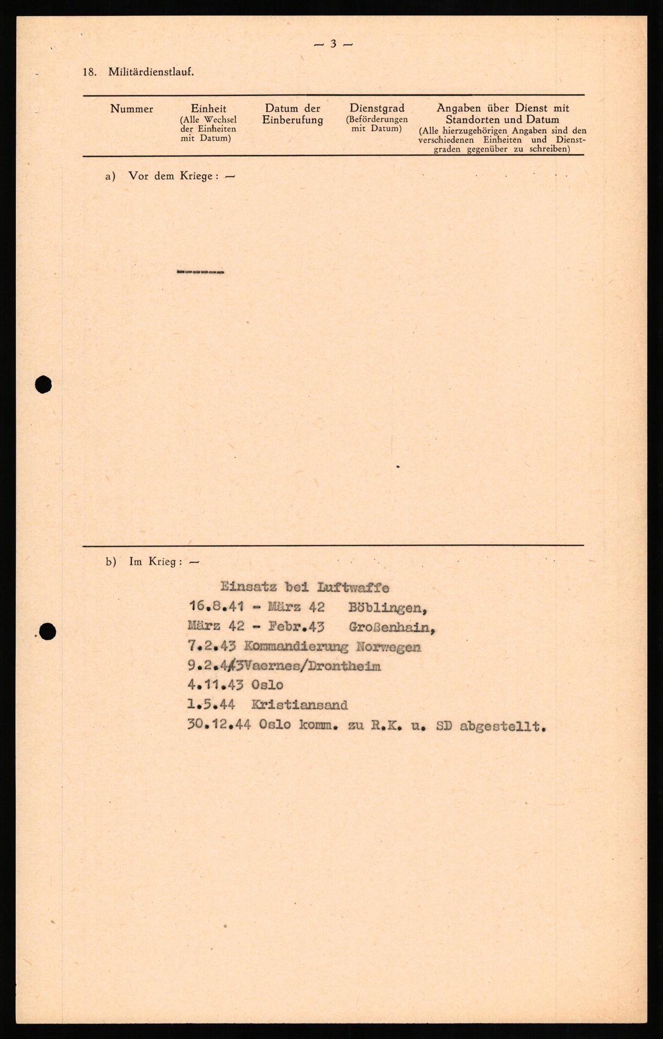 Forsvaret, Forsvarets overkommando II, AV/RA-RAFA-3915/D/Db/L0018: CI Questionaires. Tyske okkupasjonsstyrker i Norge. Tyskere., 1945-1946, p. 393