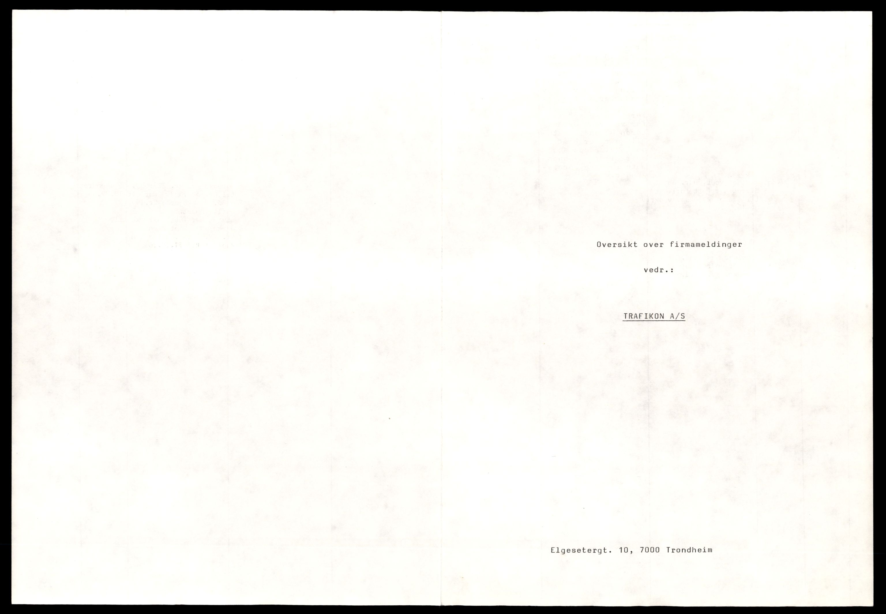 Trondheim byfogd, AV/SAT-A-0003/2/J/Jd/Jdd/L0054: Aksjeselskap, Tra-Tro, 1944-1990, p. 3