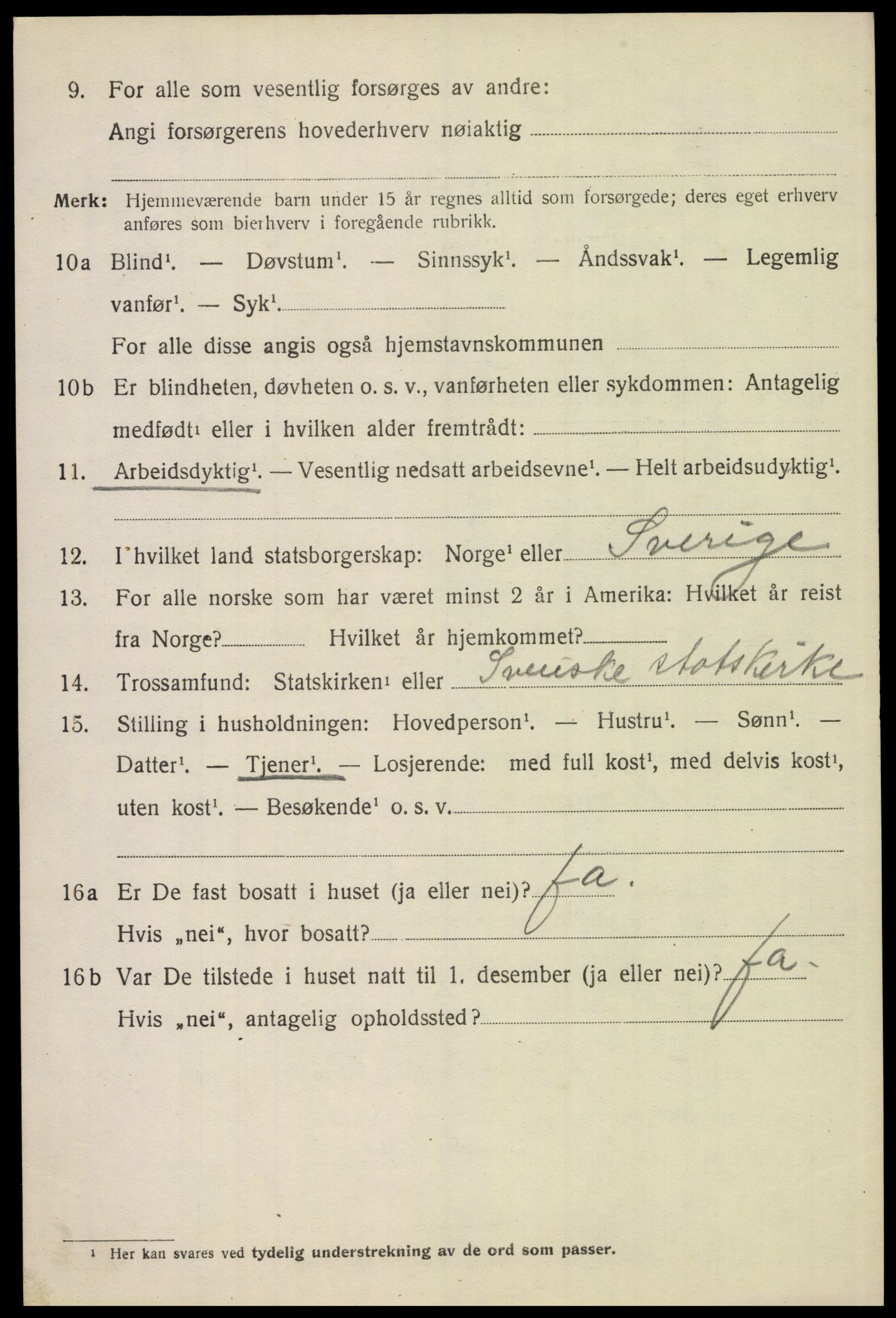 SAH, 1920 census for Eidskog, 1920, p. 2486