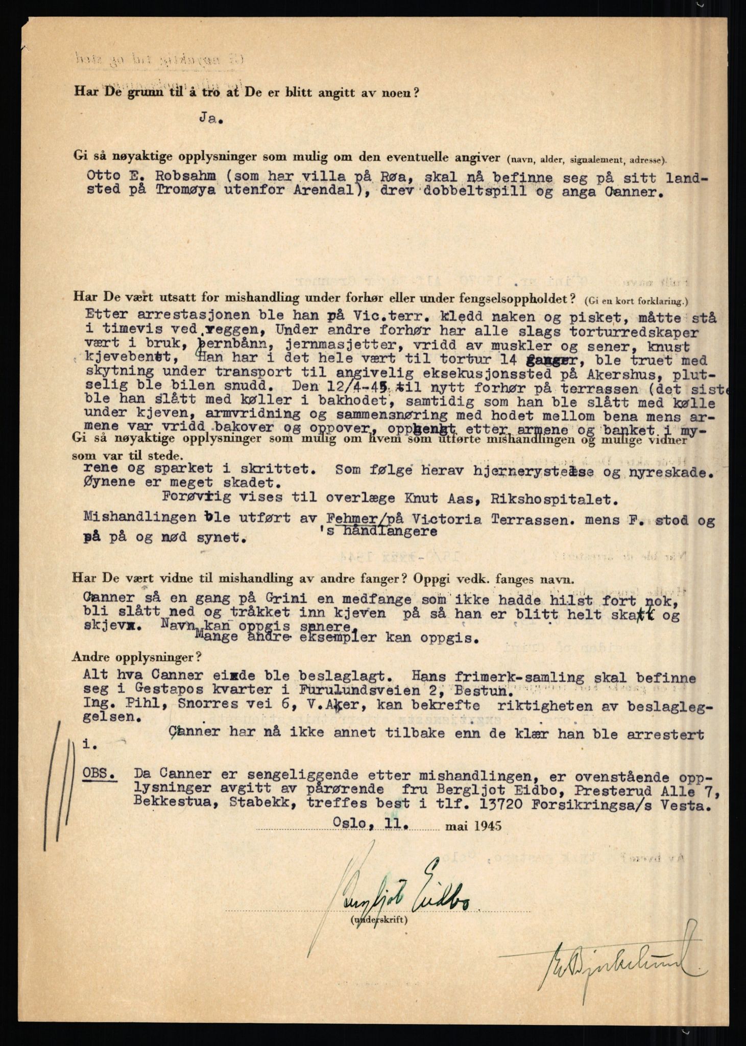 Rikspolitisjefen, AV/RA-S-1560/L/L0003: Bua, Bjarne - Erdal, Ingolf, 1940-1945, p. 224