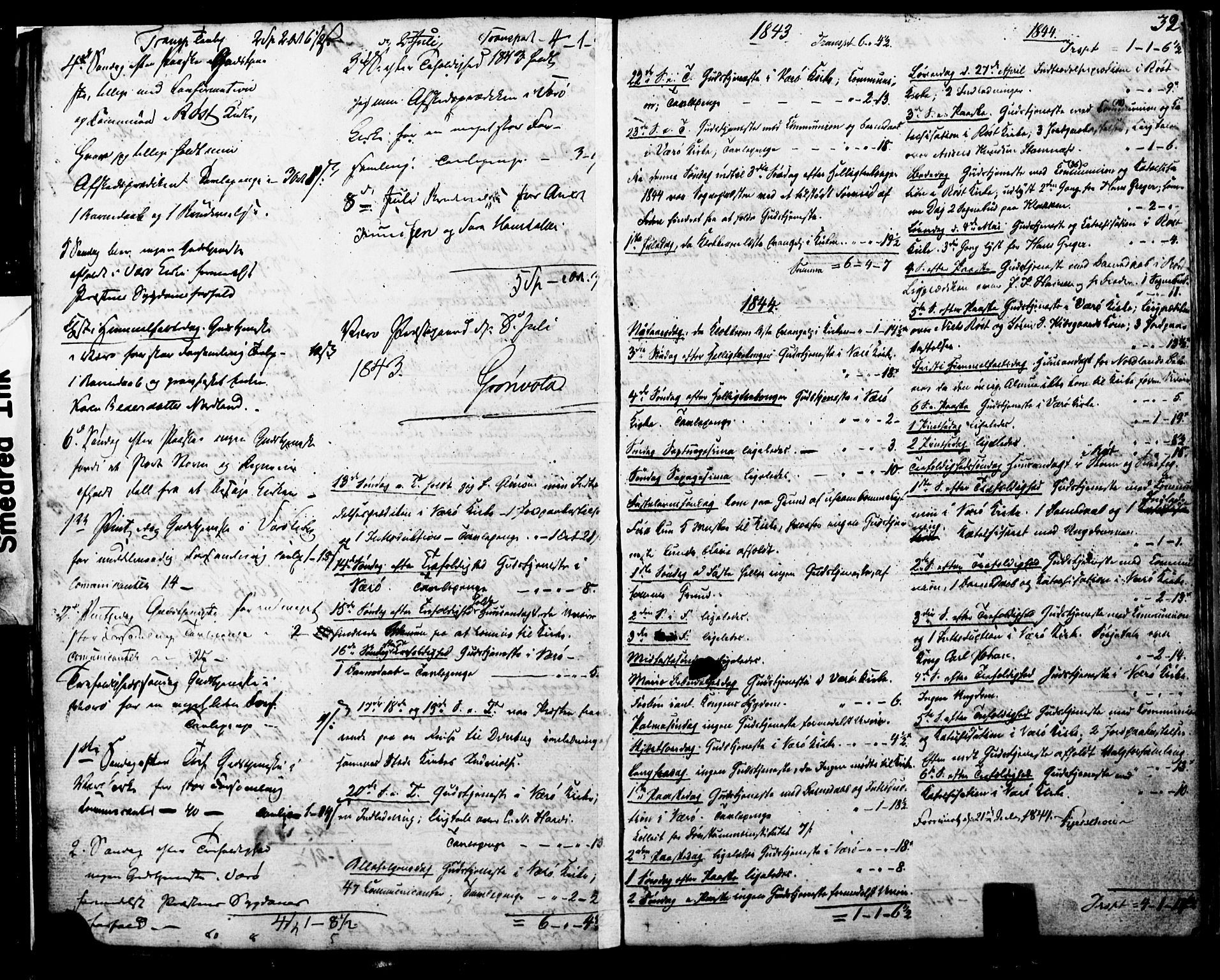 Ministerialprotokoller, klokkerbøker og fødselsregistre - Nordland, SAT/A-1459/807/L0119: Parish register (official) no. 807A02, 1800-1821, p. 32