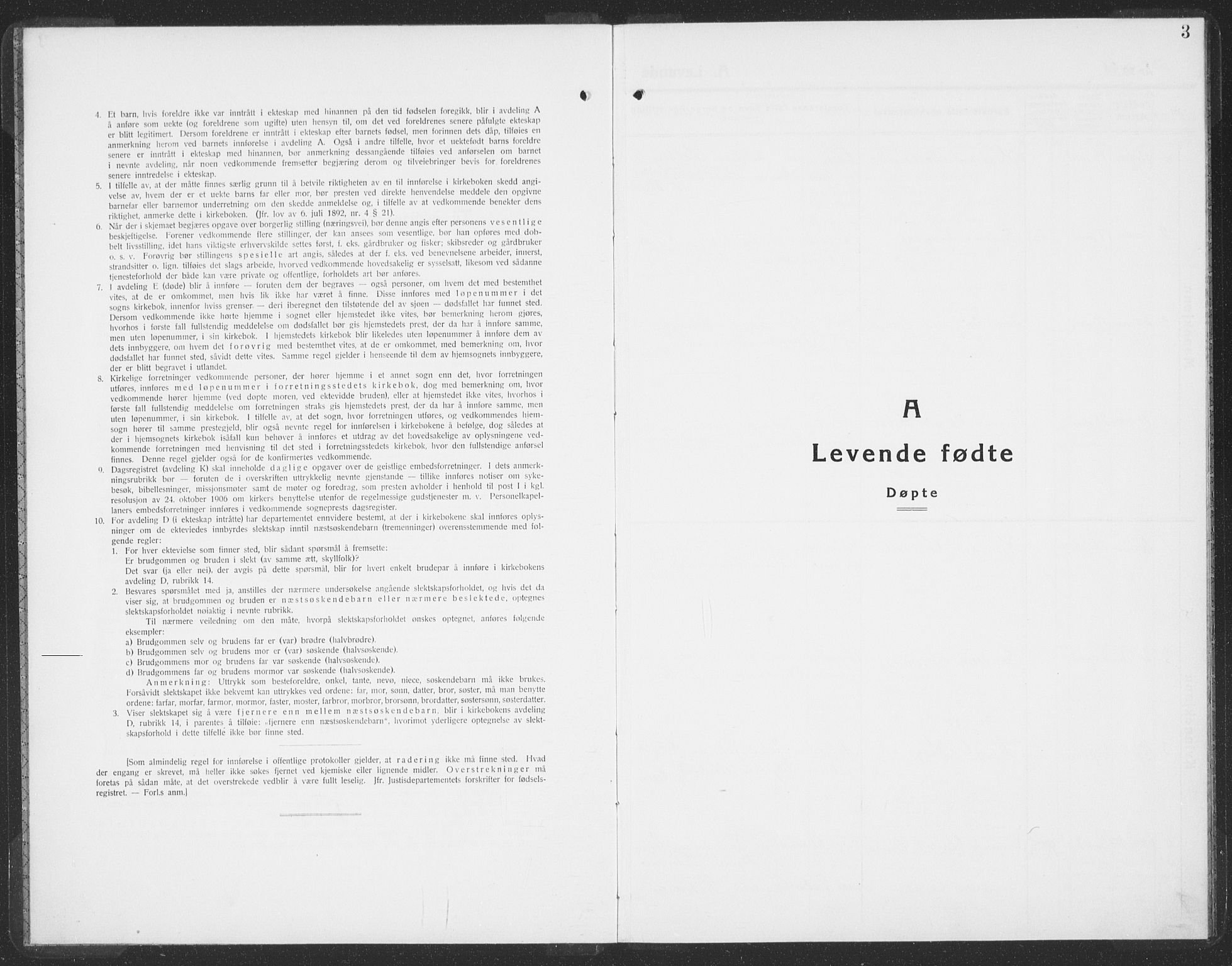 Ministerialprotokoller, klokkerbøker og fødselsregistre - Sør-Trøndelag, SAT/A-1456/692/L1114: Parish register (copy) no. 692C09, 1928-1935, p. 3