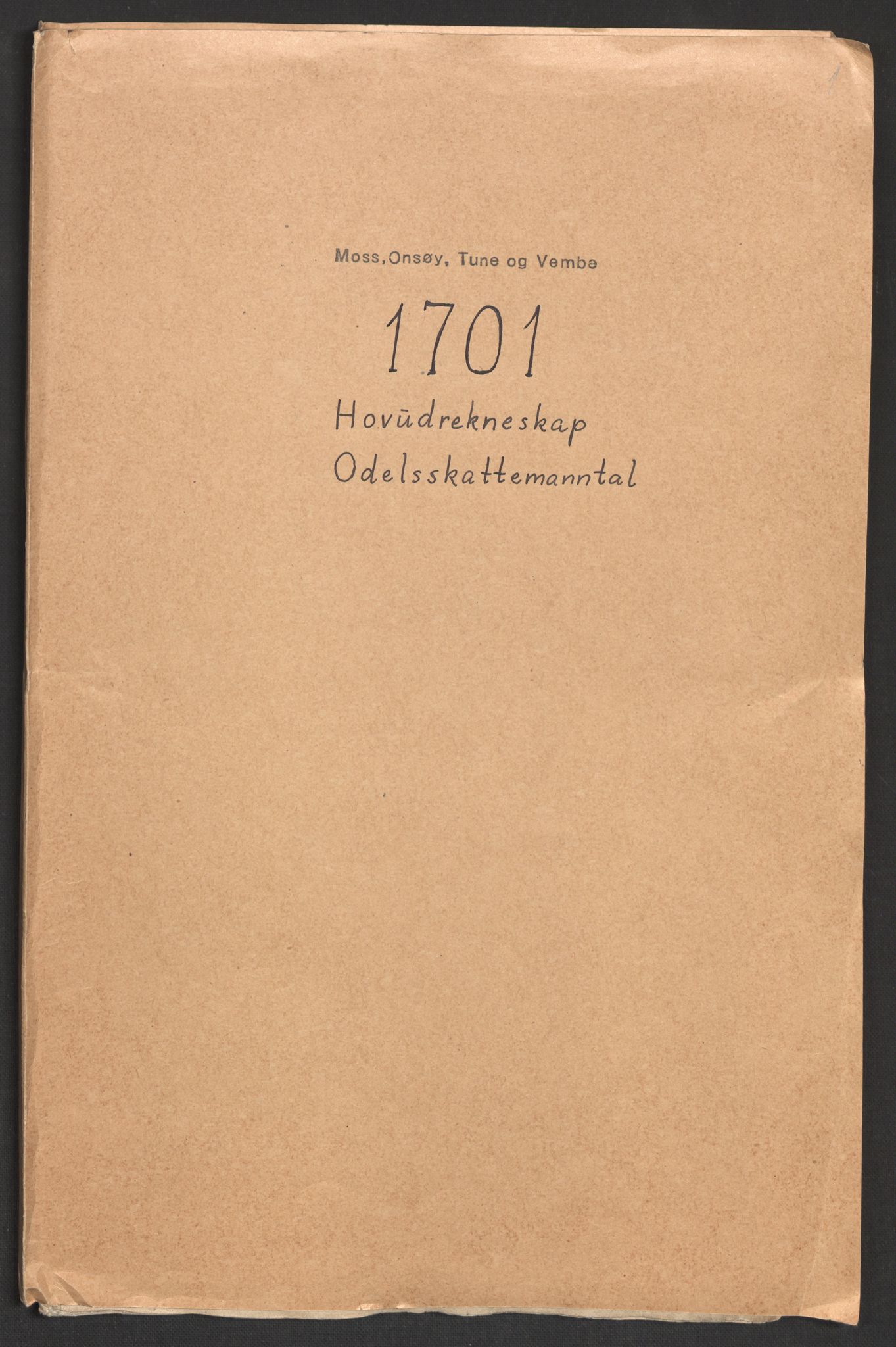Rentekammeret inntil 1814, Reviderte regnskaper, Fogderegnskap, RA/EA-4092/R04/L0130: Fogderegnskap Moss, Onsøy, Tune, Veme og Åbygge, 1701, p. 2