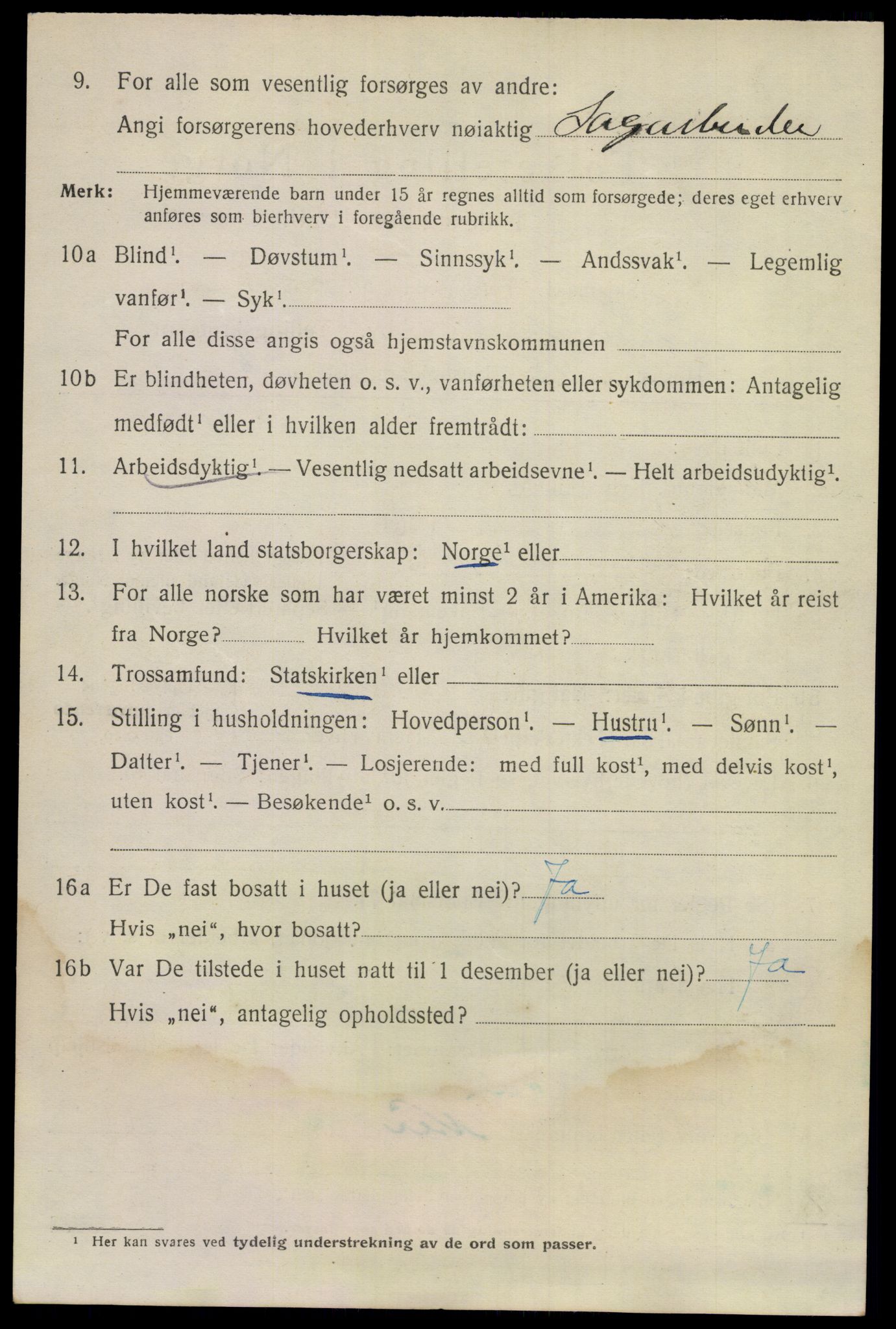 SAKO, 1920 census for Larvik, 1920, p. 29289