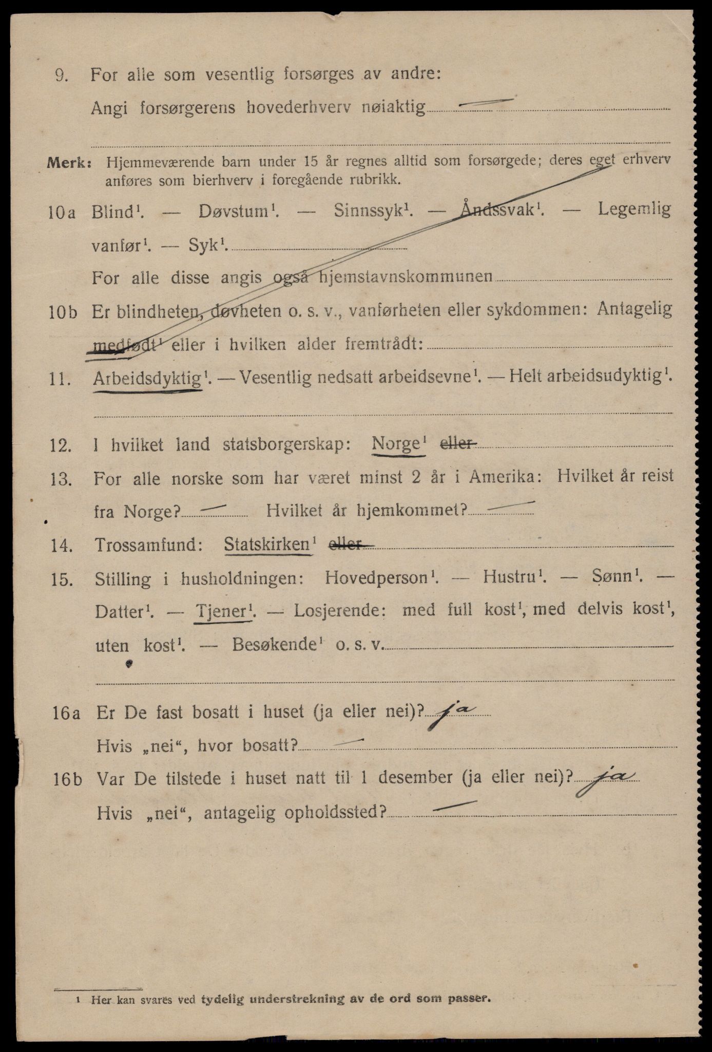 SAST, 1920 census for Stavanger, 1920, p. 108561