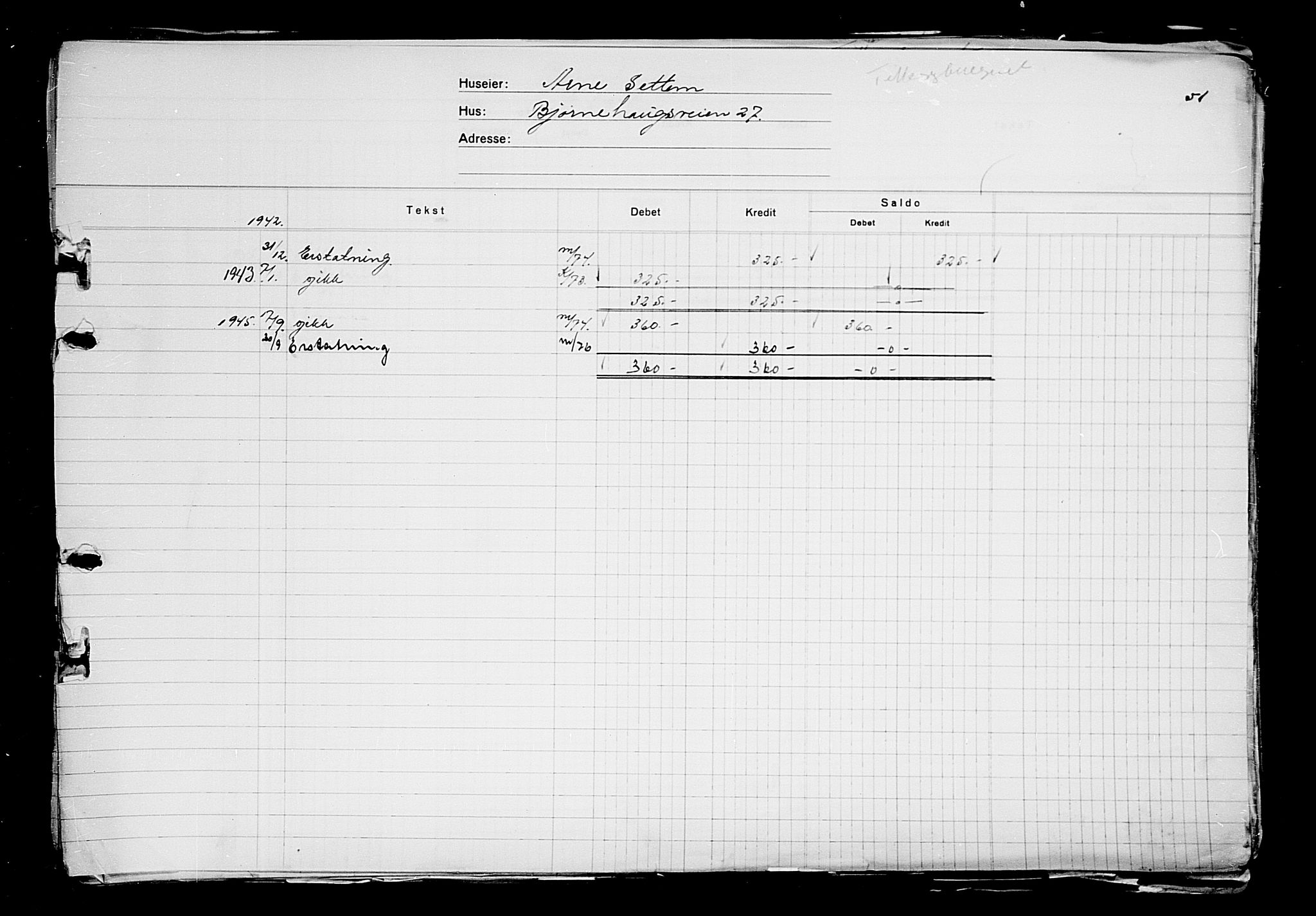 Krigsskadetrygdene for bygninger og løsøre, AV/RA-S-1548/V/L0014: --, 1940-1945, p. 288