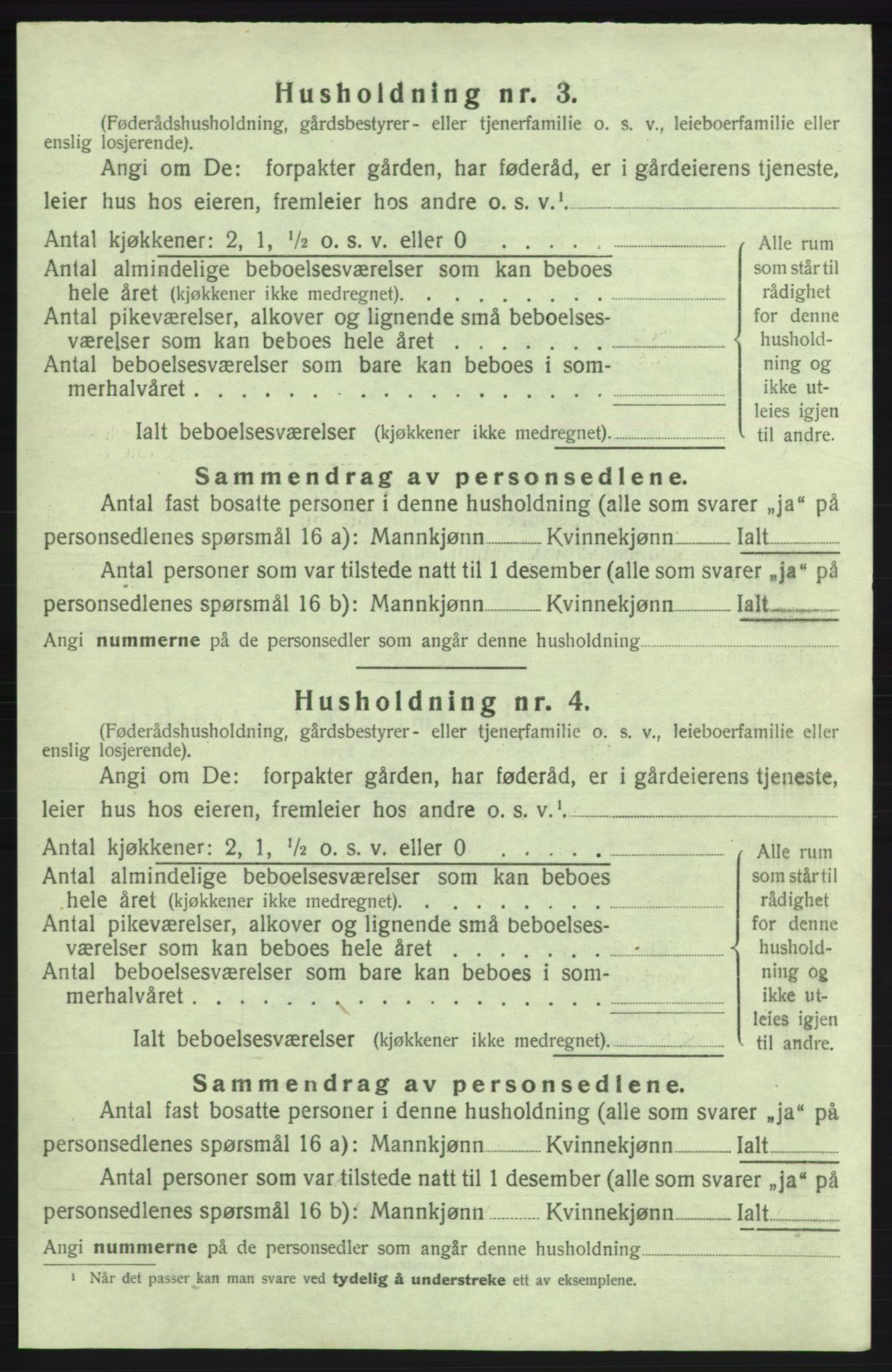 SAB, 1920 census for Kvinnherad, 1920, p. 978