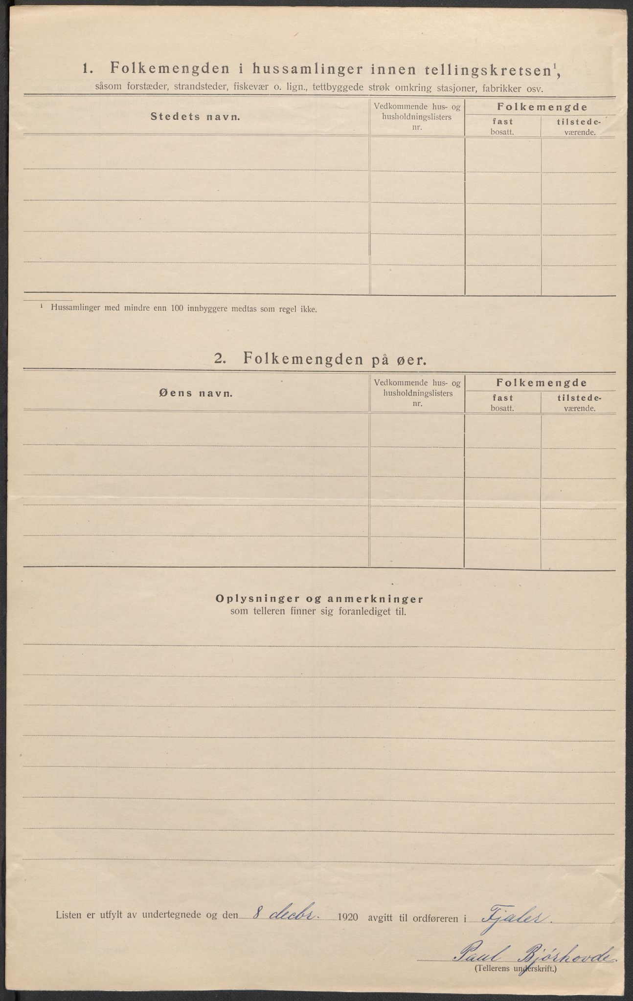 SAB, 1920 census for Fjaler, 1920, p. 37