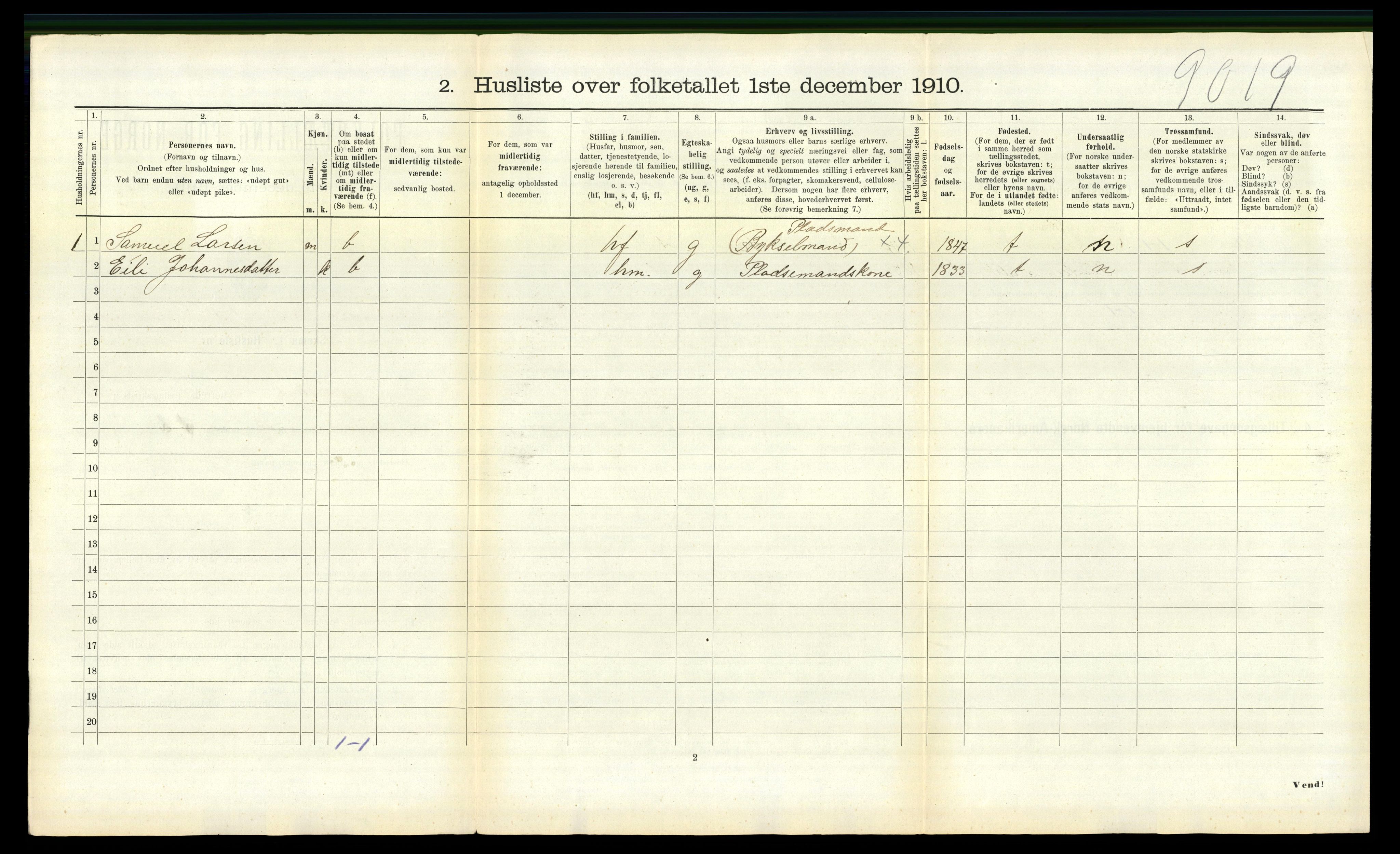 RA, 1910 census for Jølster, 1910, p. 947