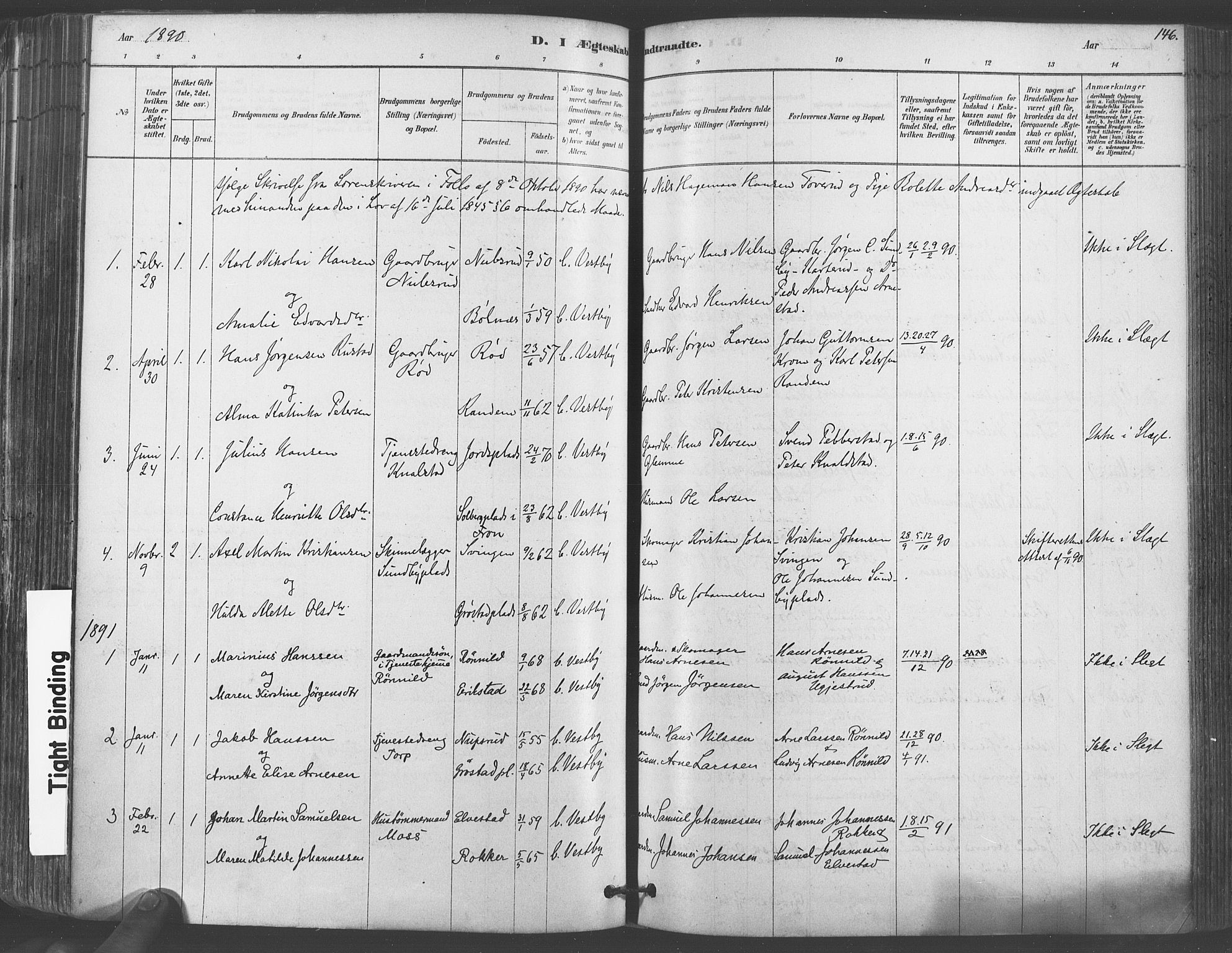 Vestby prestekontor Kirkebøker, AV/SAO-A-10893/F/Fa/L0009: Parish register (official) no. I 9, 1878-1900, p. 146